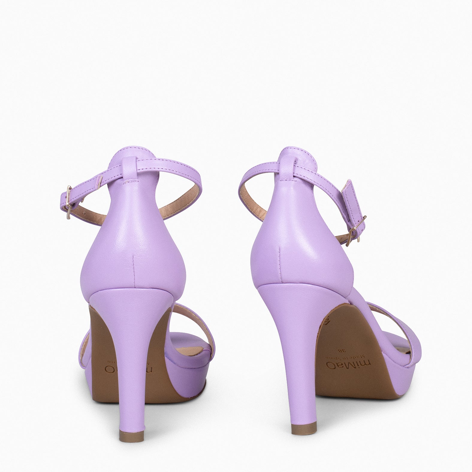 FIESTA - Sandalias de tacón alto y plataforma LAVANDA