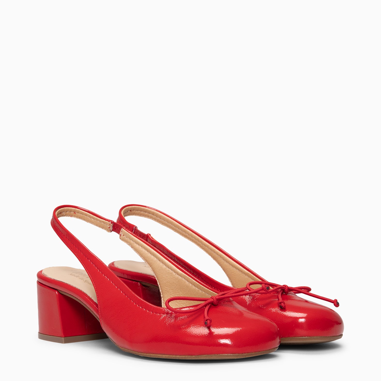 DOROTHY - Zapatos de tacón destalonado Baresoft ROJO - miMaO ®