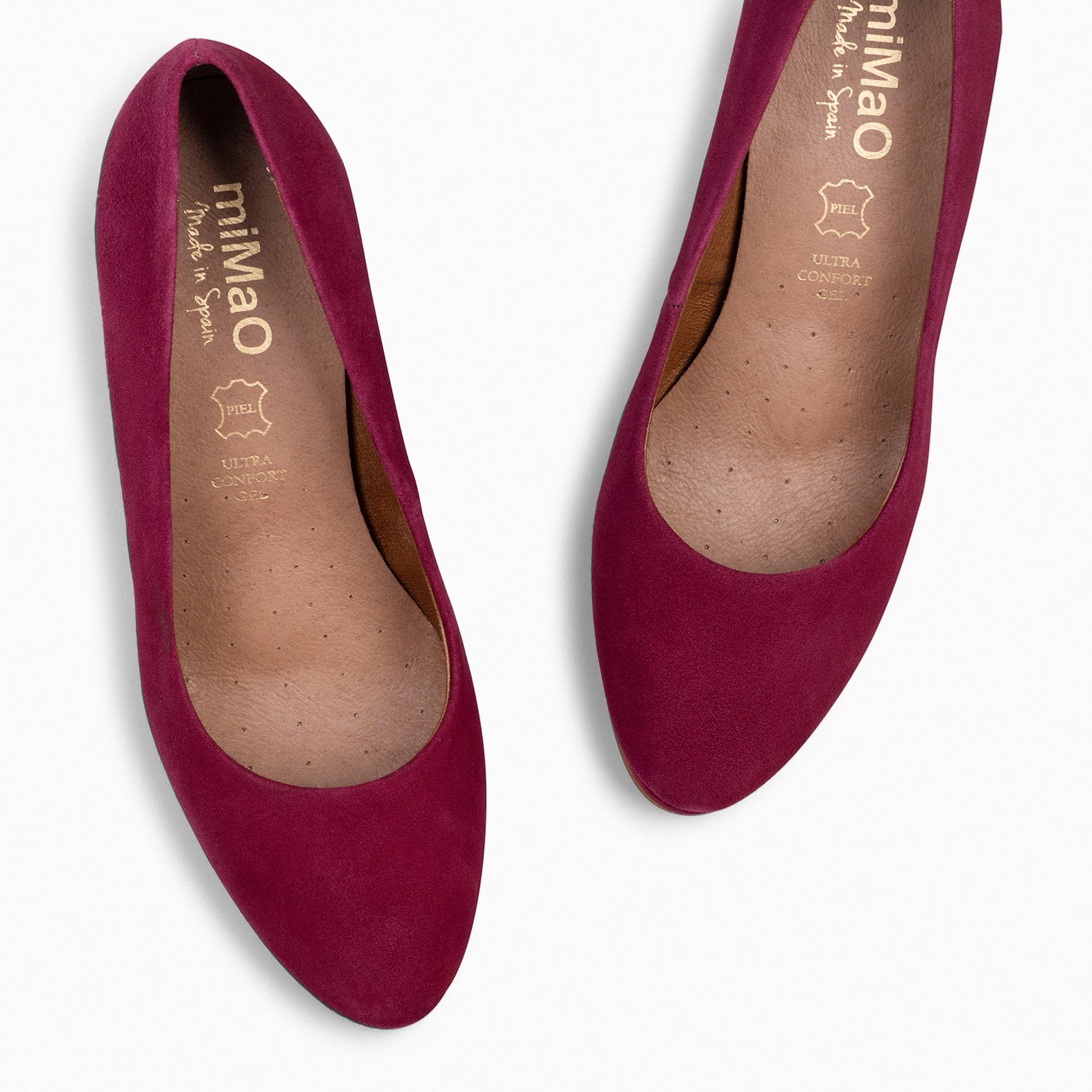 PLATAFORMA - Zapatos de tacón alto y plataforma GRANATE