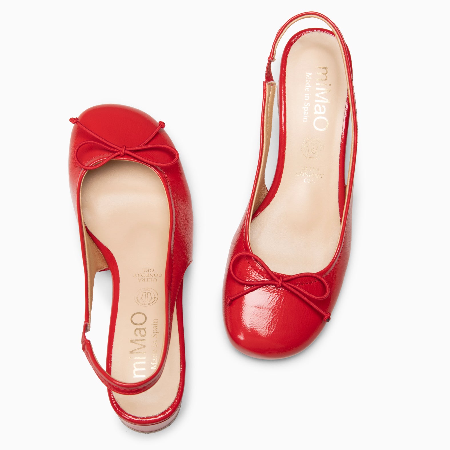 DOROTHY - Zapatos de tacón destalonado Baresoft ROJO - miMaO ®