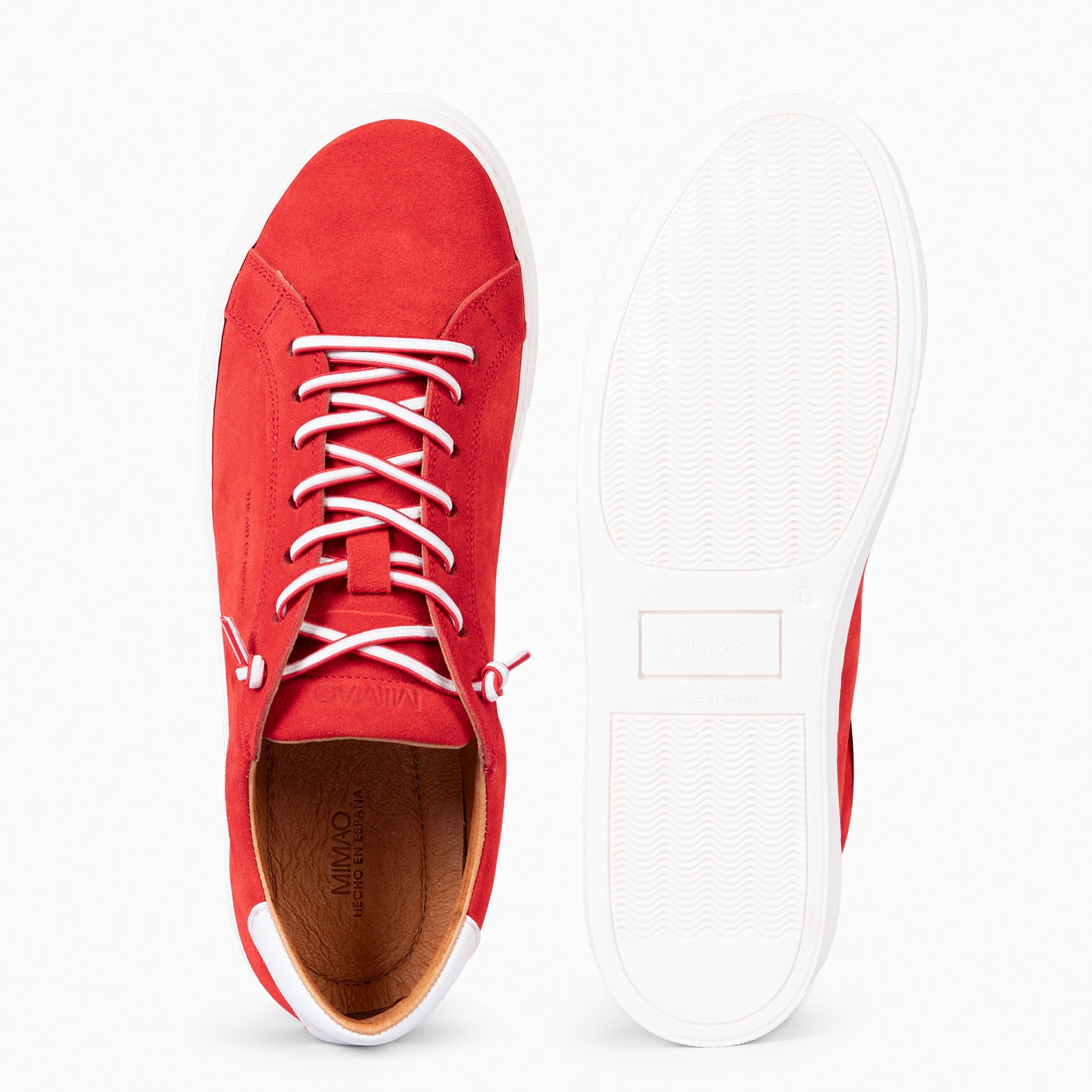 GAEL - ZAPATILLAS CASUALES DE HOMBRE ROJO - miMaO ®