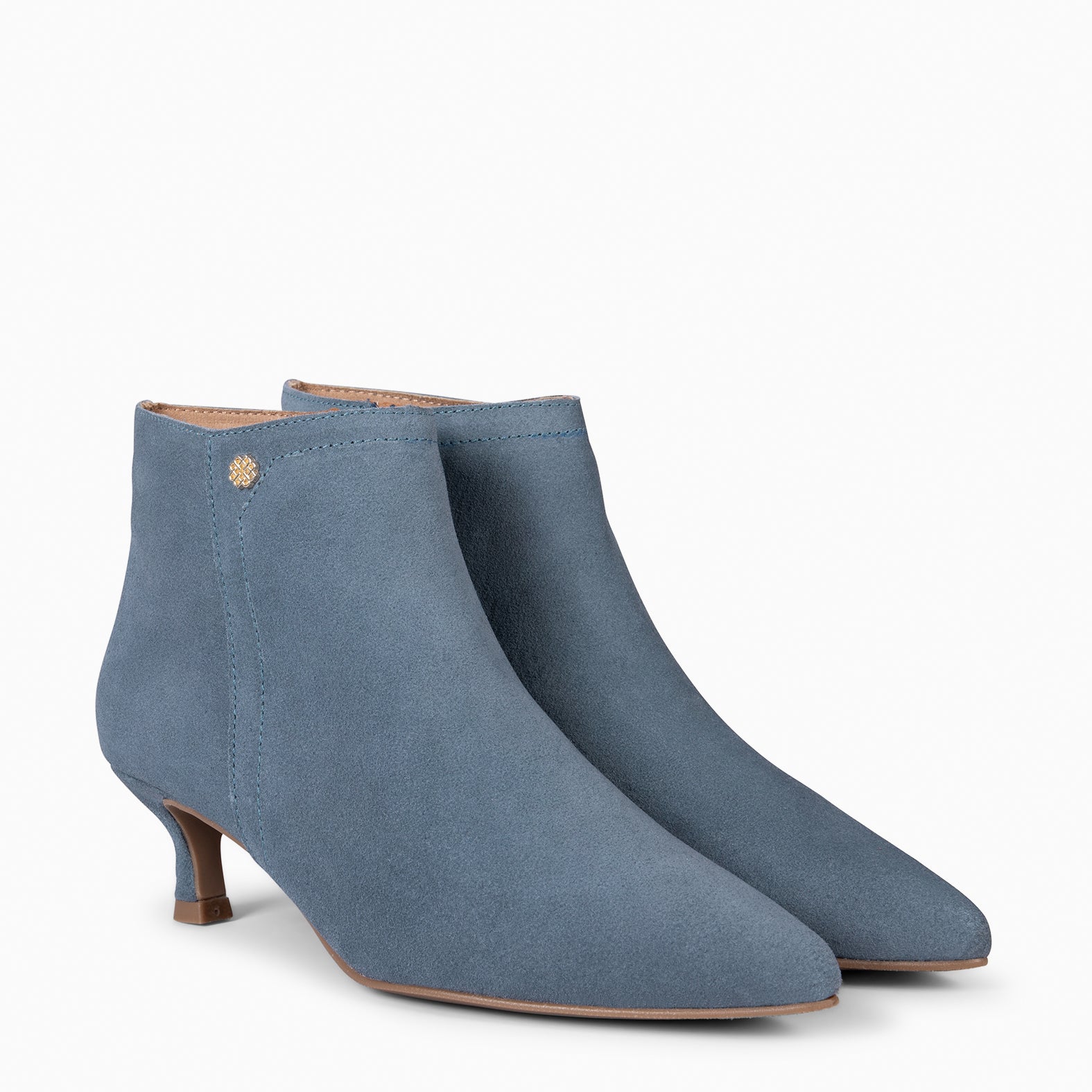 LORD – Botines tacón bajo AZUL - miMaO ®