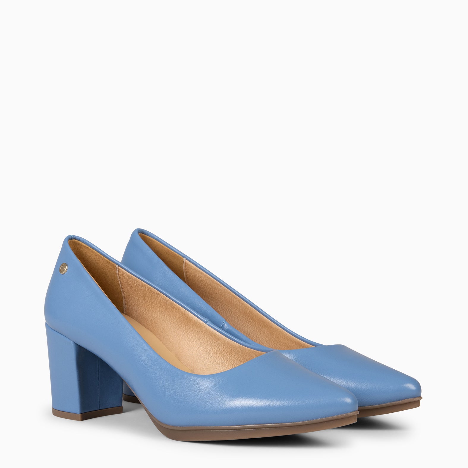 URBAN S SALON - Escarpins à talon moyen en cuir AZUL