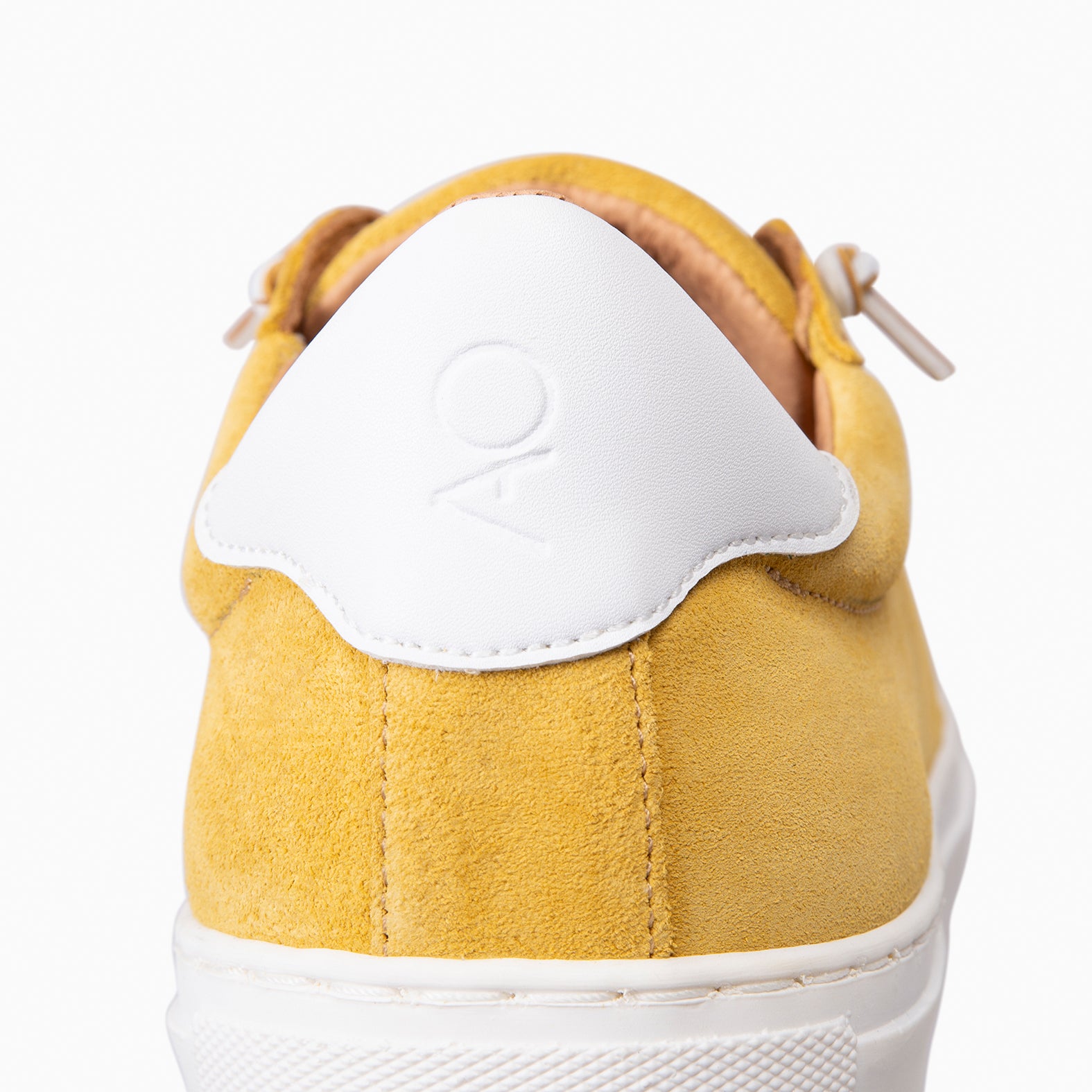 GAEL - Sneakers en daim JAUNE pour homme