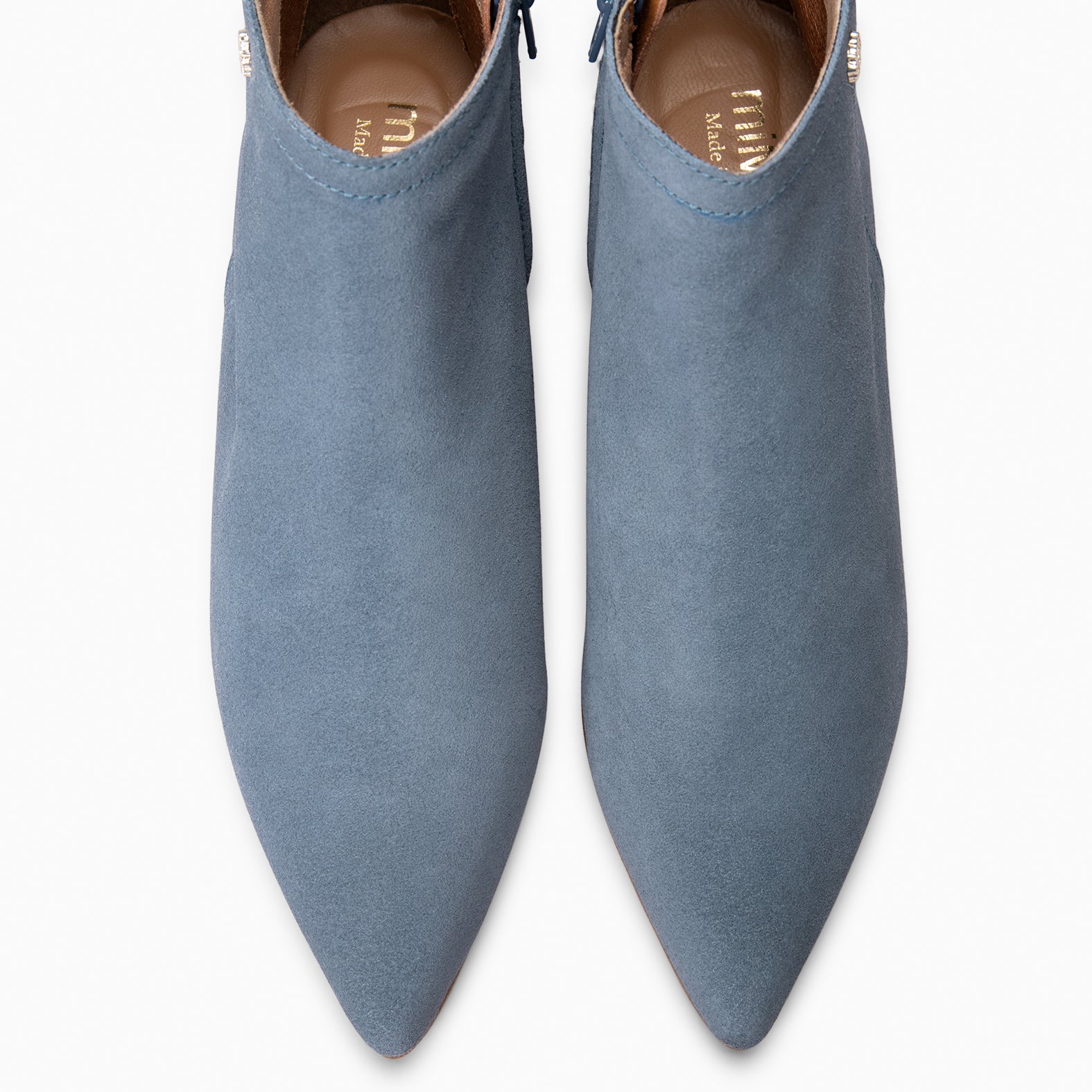 LORD – Botines tacón bajo AZUL - miMaO ®
