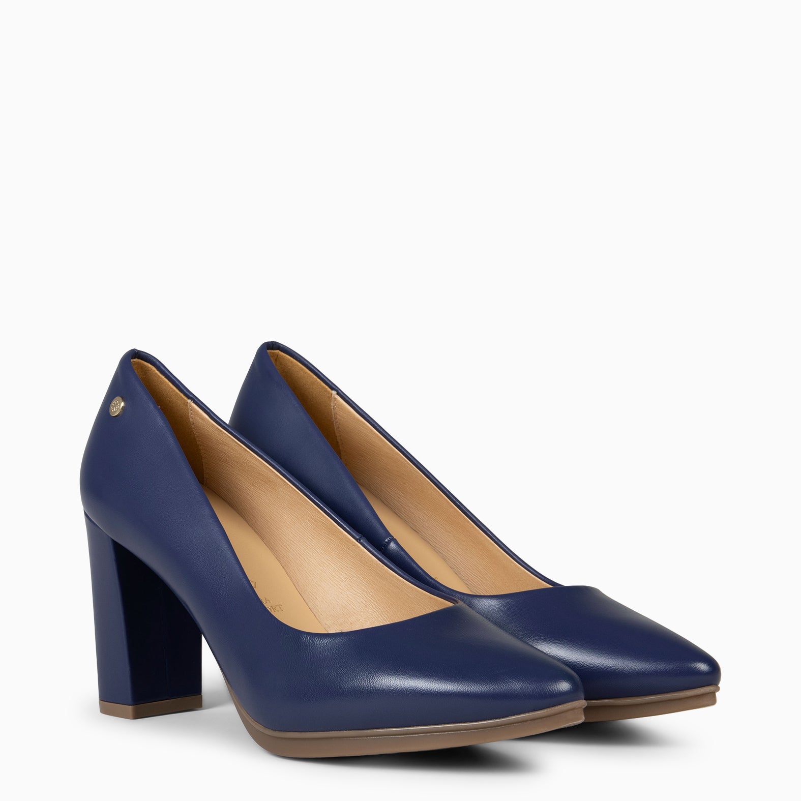 URBAN SALÓN - Zapatos de tacón alto de napa AZUL - miMaO ®