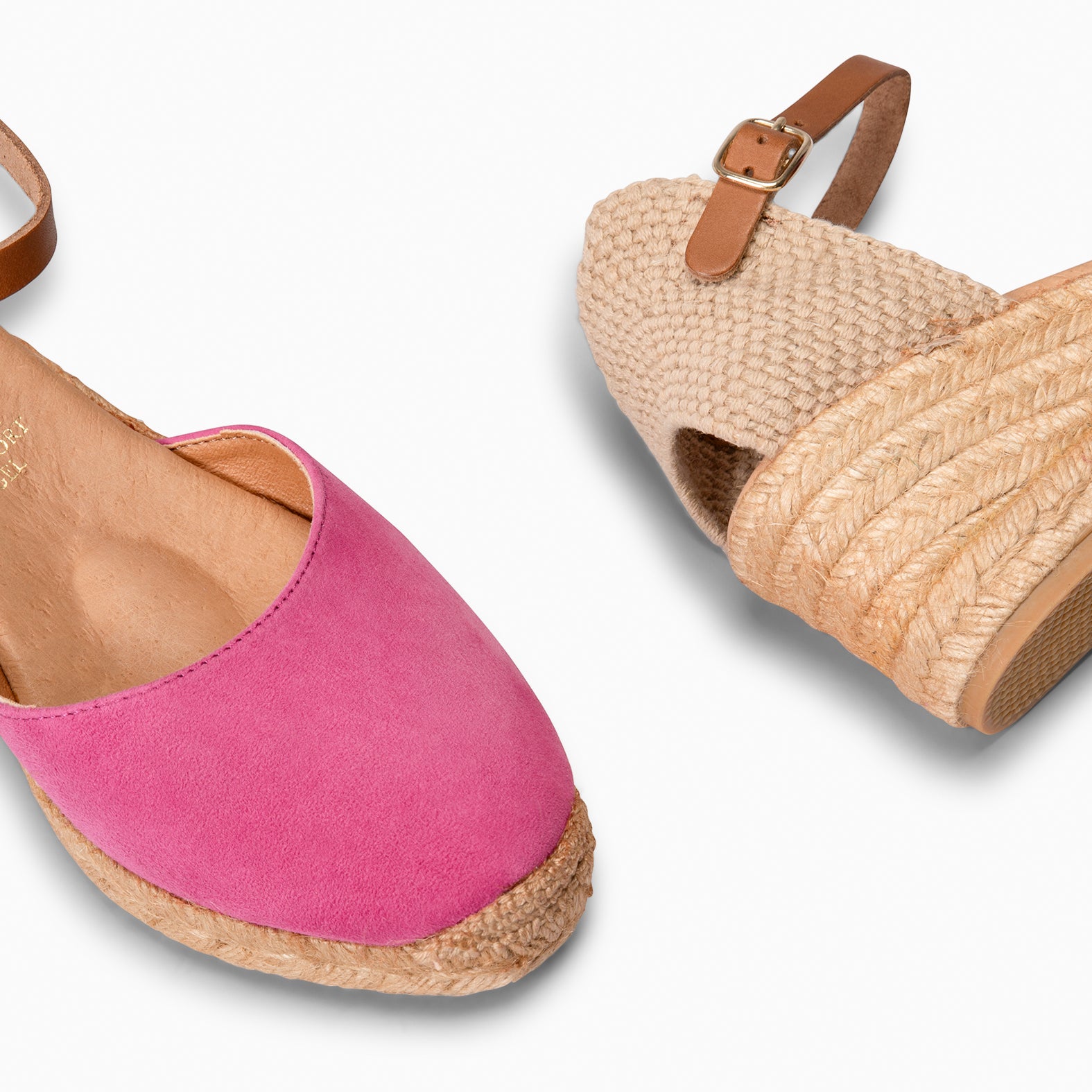 ALTEA - PINK MID-WEDGE ESPADRILLE