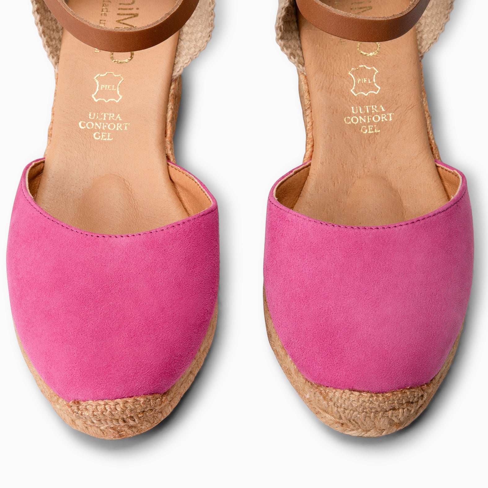 ALTEA - PINK MID-WEDGE ESPADRILLE