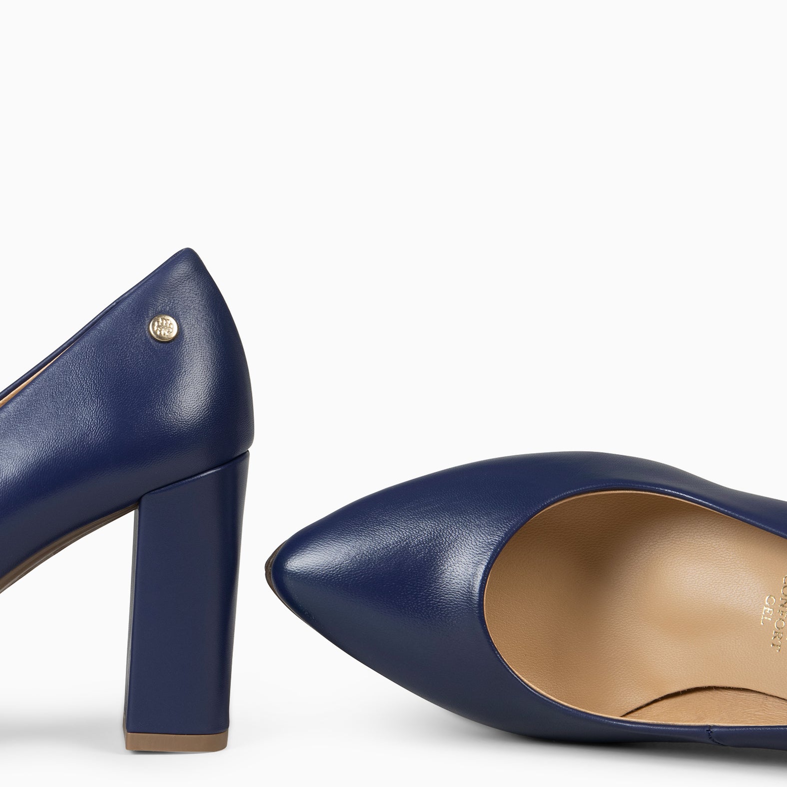 URBAN SALÓN - Zapatos de tacón alto de napa AZUL - miMaO ®