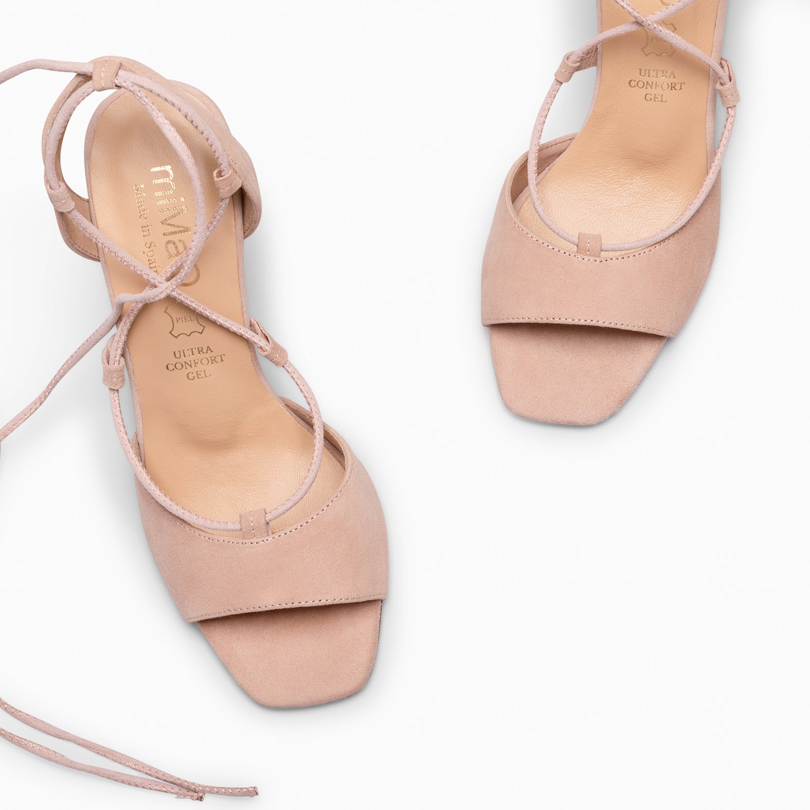 MÓNICA - SANDALIAS ELEGANTES DE TACÓN NUDE - miMaO ®