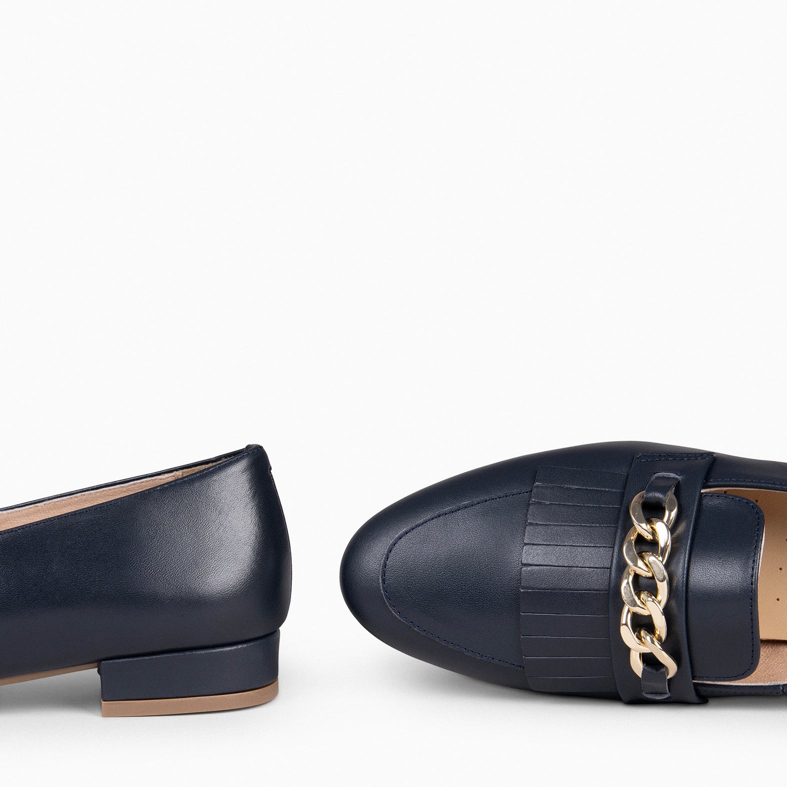 CHAIN - Mocasines elegantes de mujer MARINO