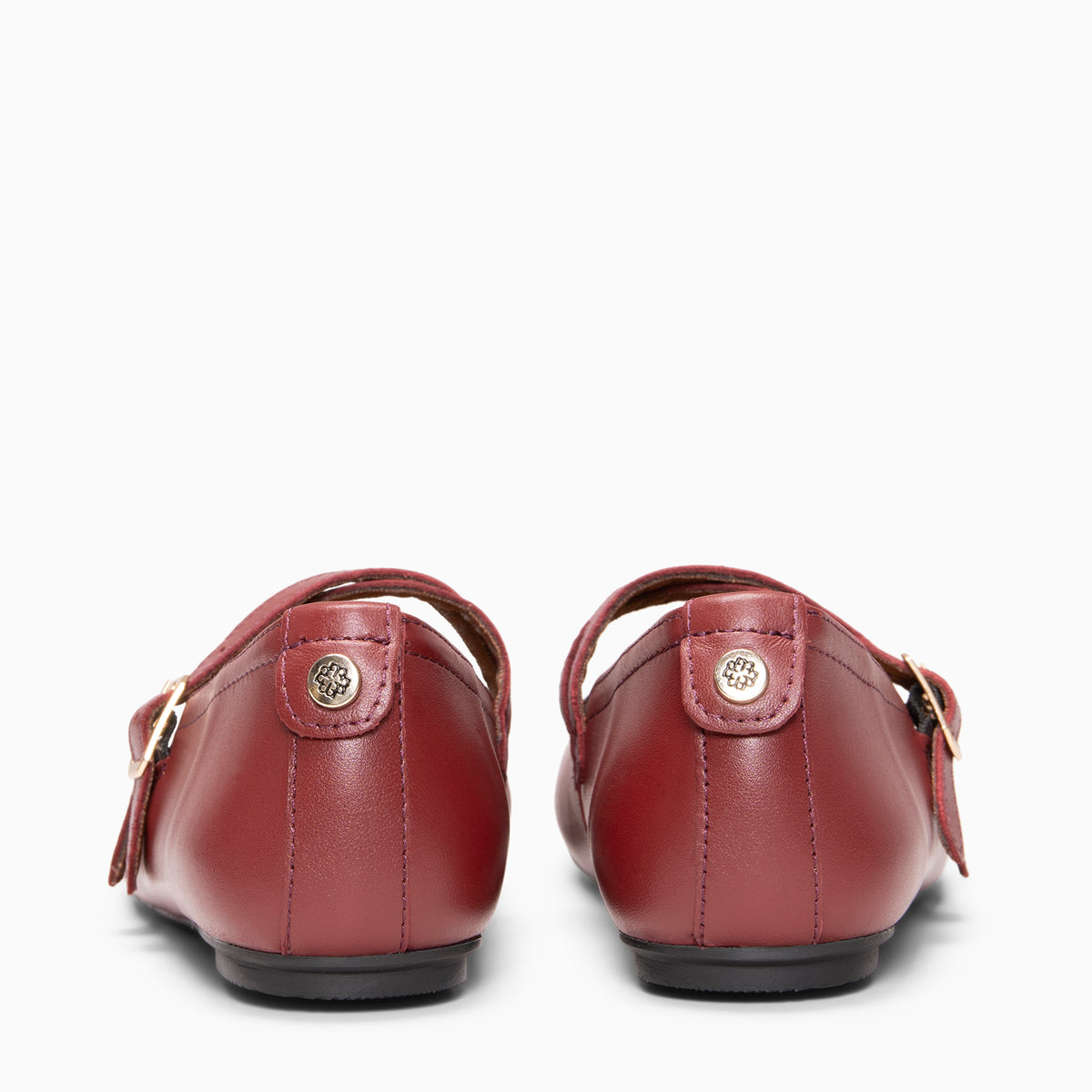 AMAPOLA - BAILARINA PLANA BARESOFT NAPA ROJO
