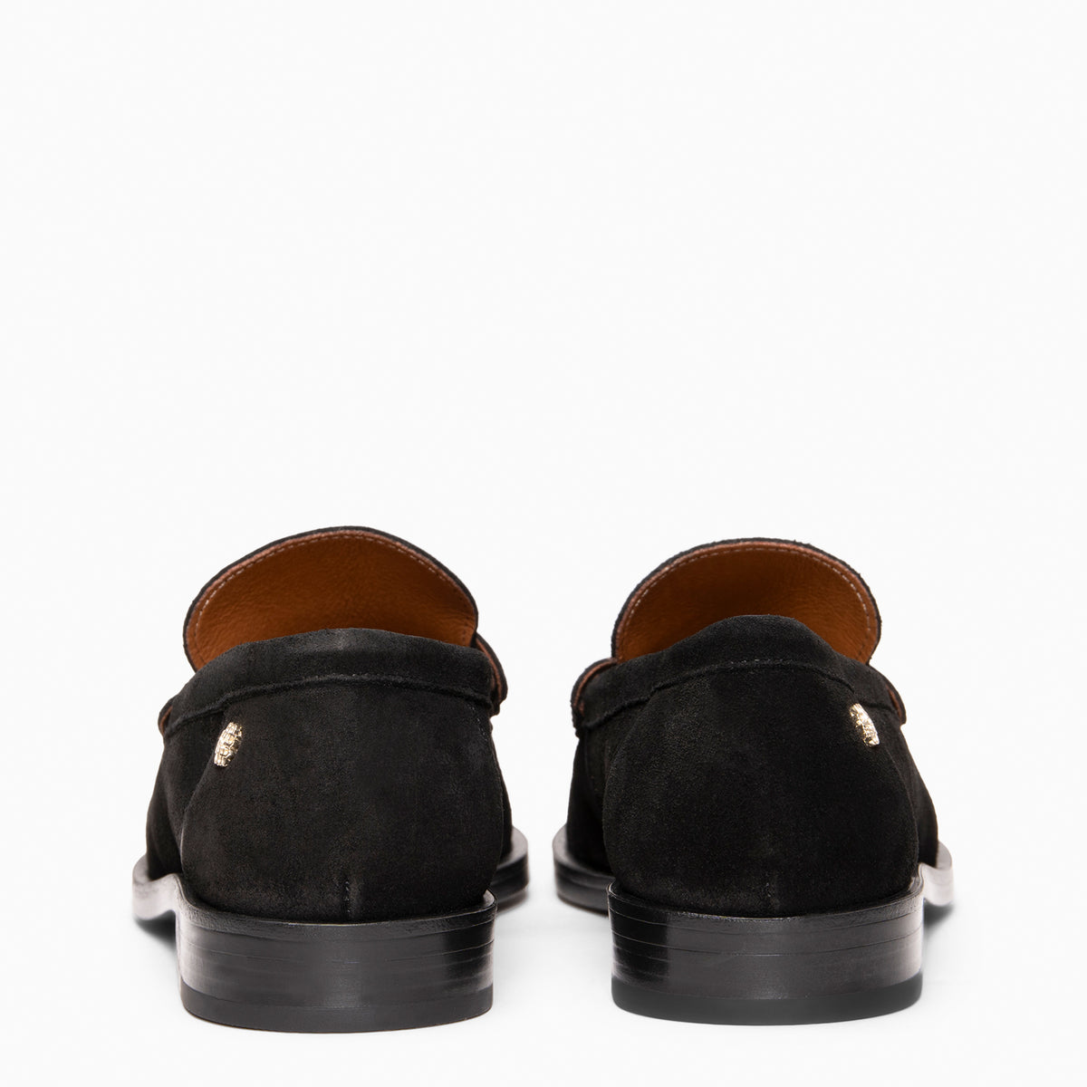 TOKIO - Mocasín en piel de serraje NEGRO