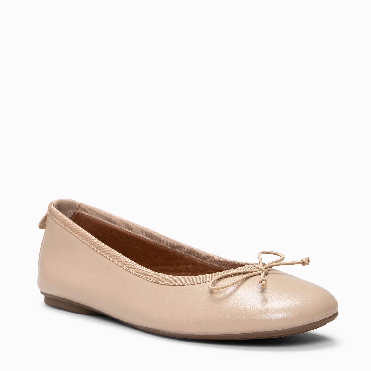 CAMPANILLA - Ballerines Baresoft à nœud BEIGE