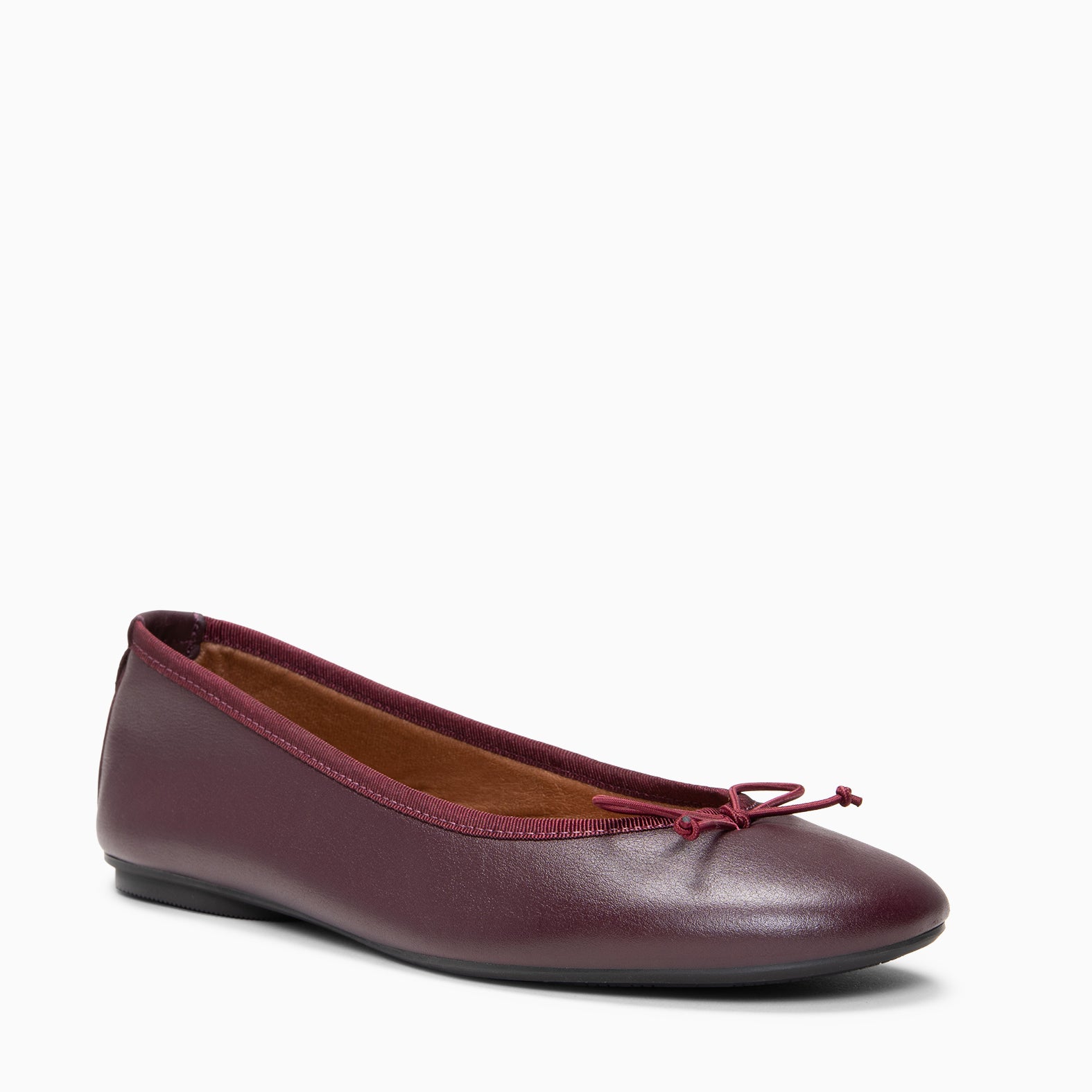 CAMPANILLA - Ballerines Baresoft à nœud BORDEAUX