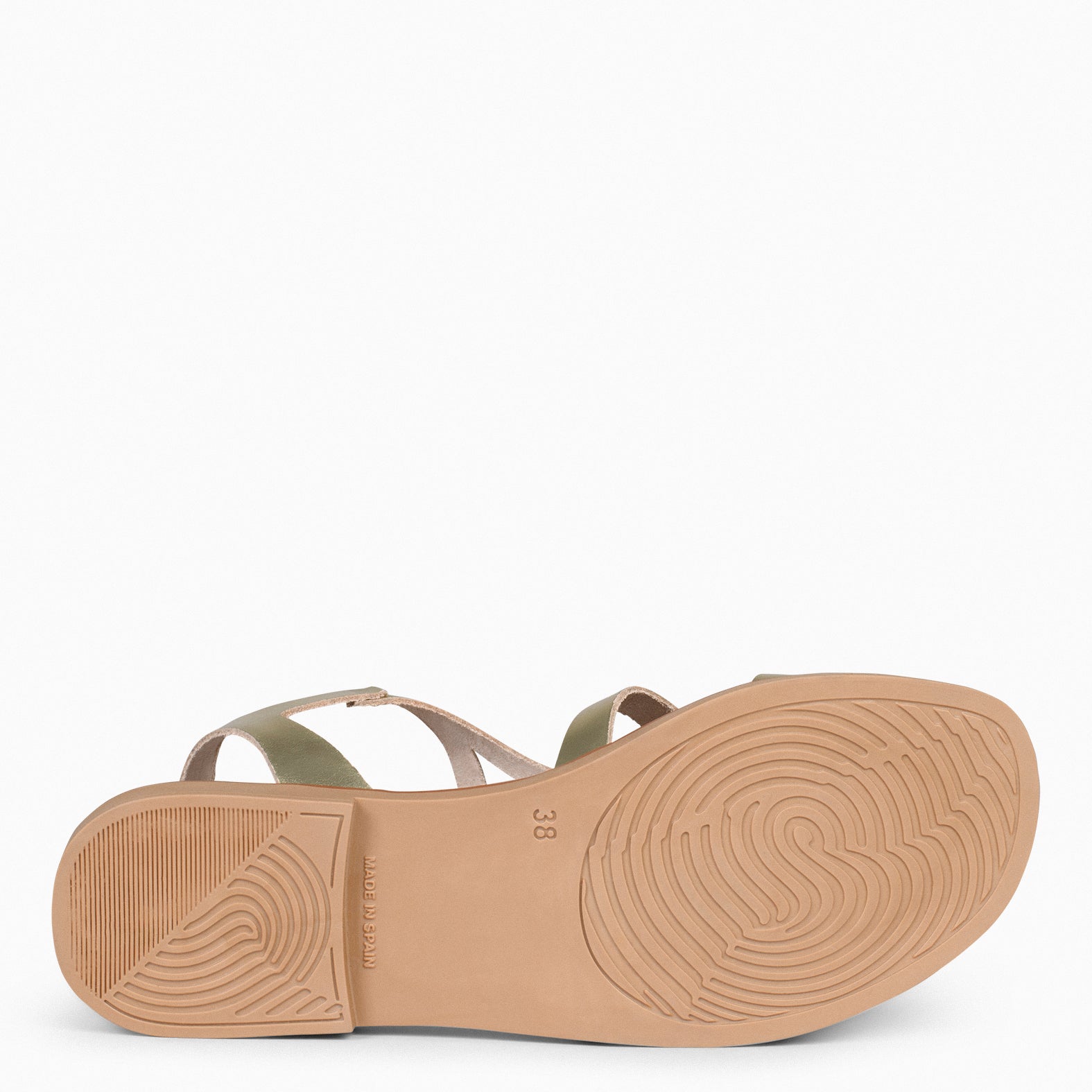 BAMBOO - GOLDEN FLAT SANDALS