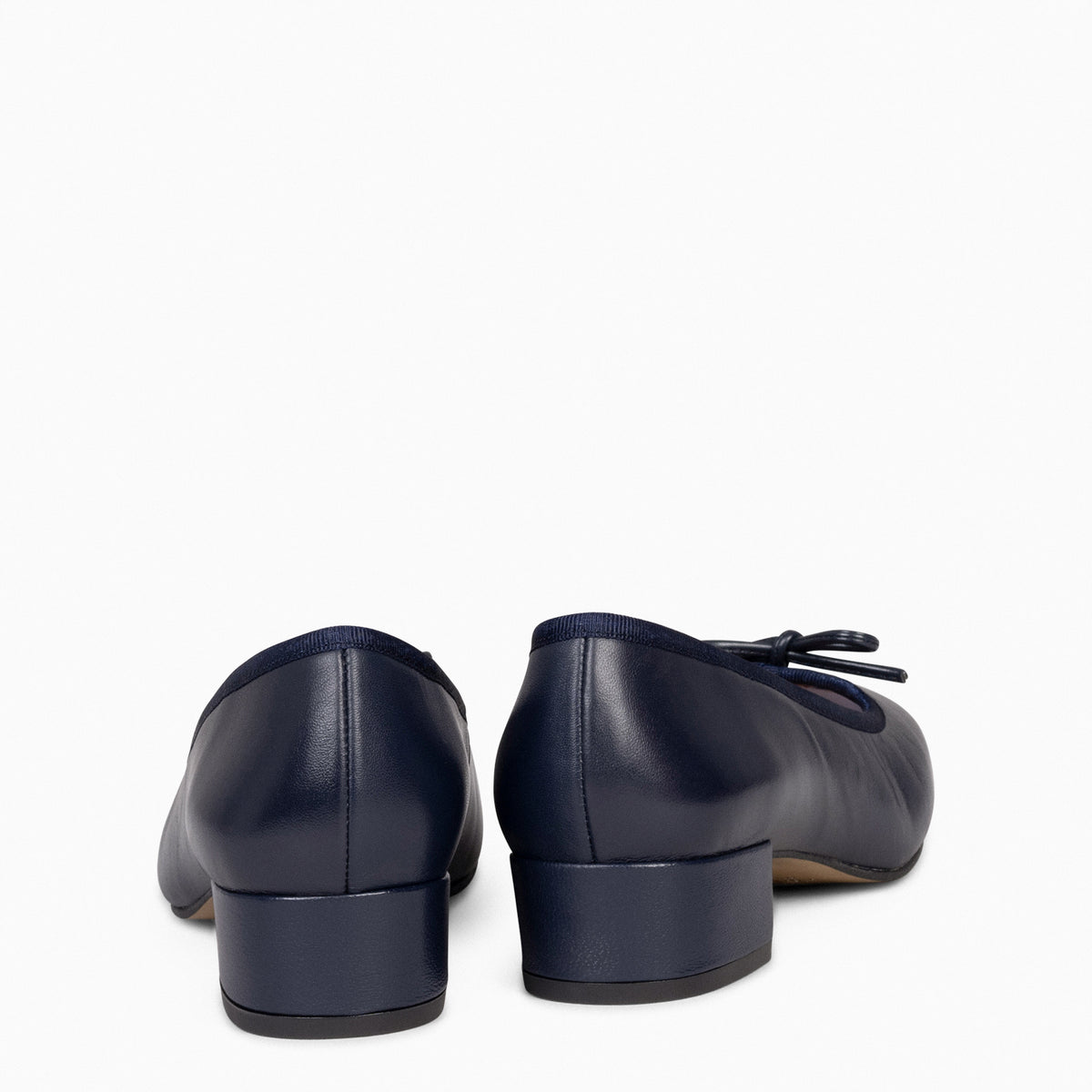 OPERA – NAVY ballerina with heel