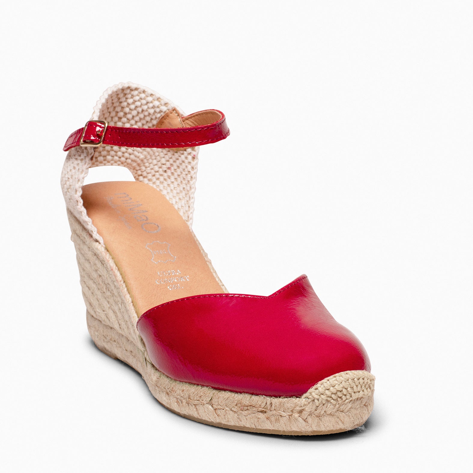 NERJA CHAROL – Cuñas de Esparto altas ROJO - miMaO ®