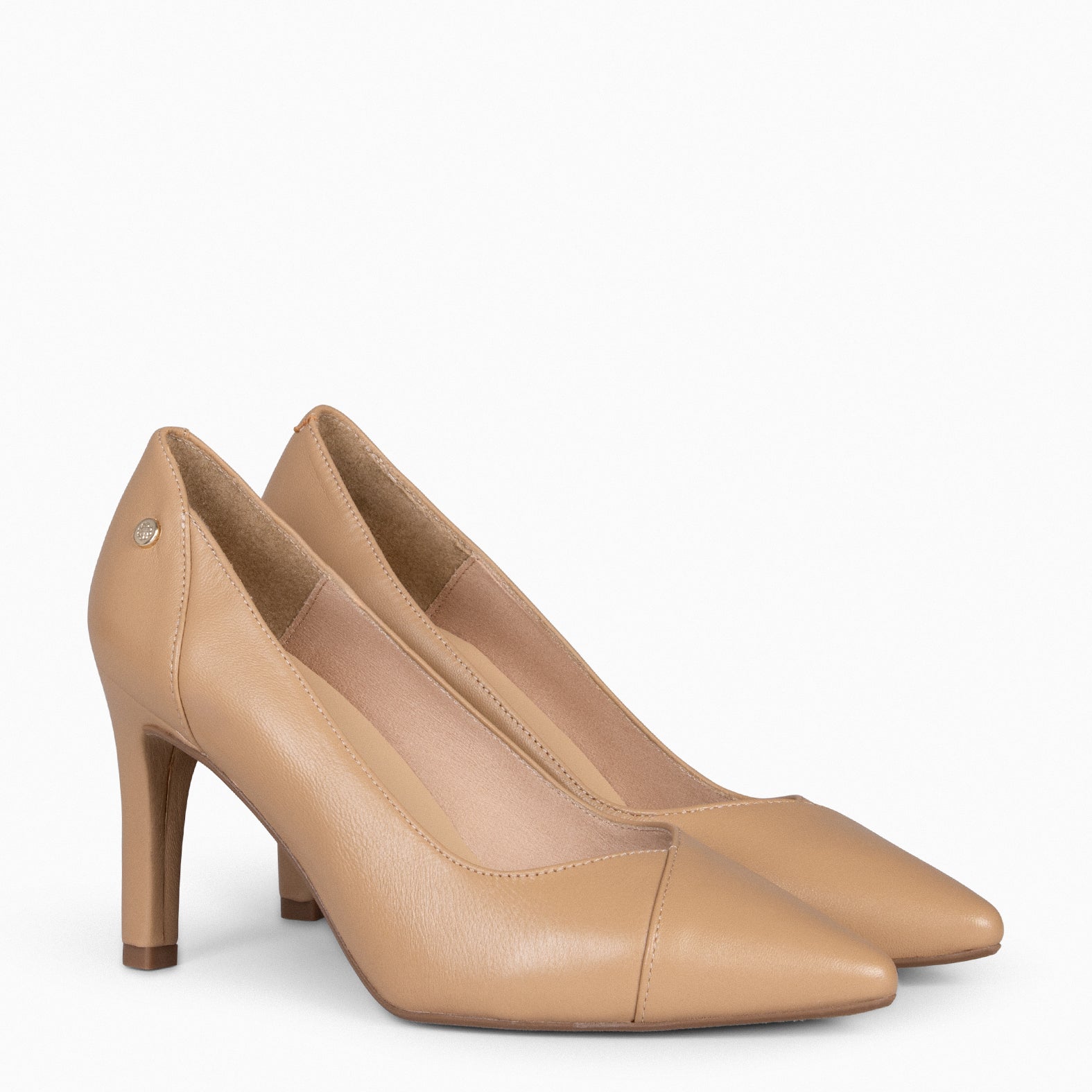 GLAM - Zapatos elegantes de tacón alto CAMEL - miMaO ®