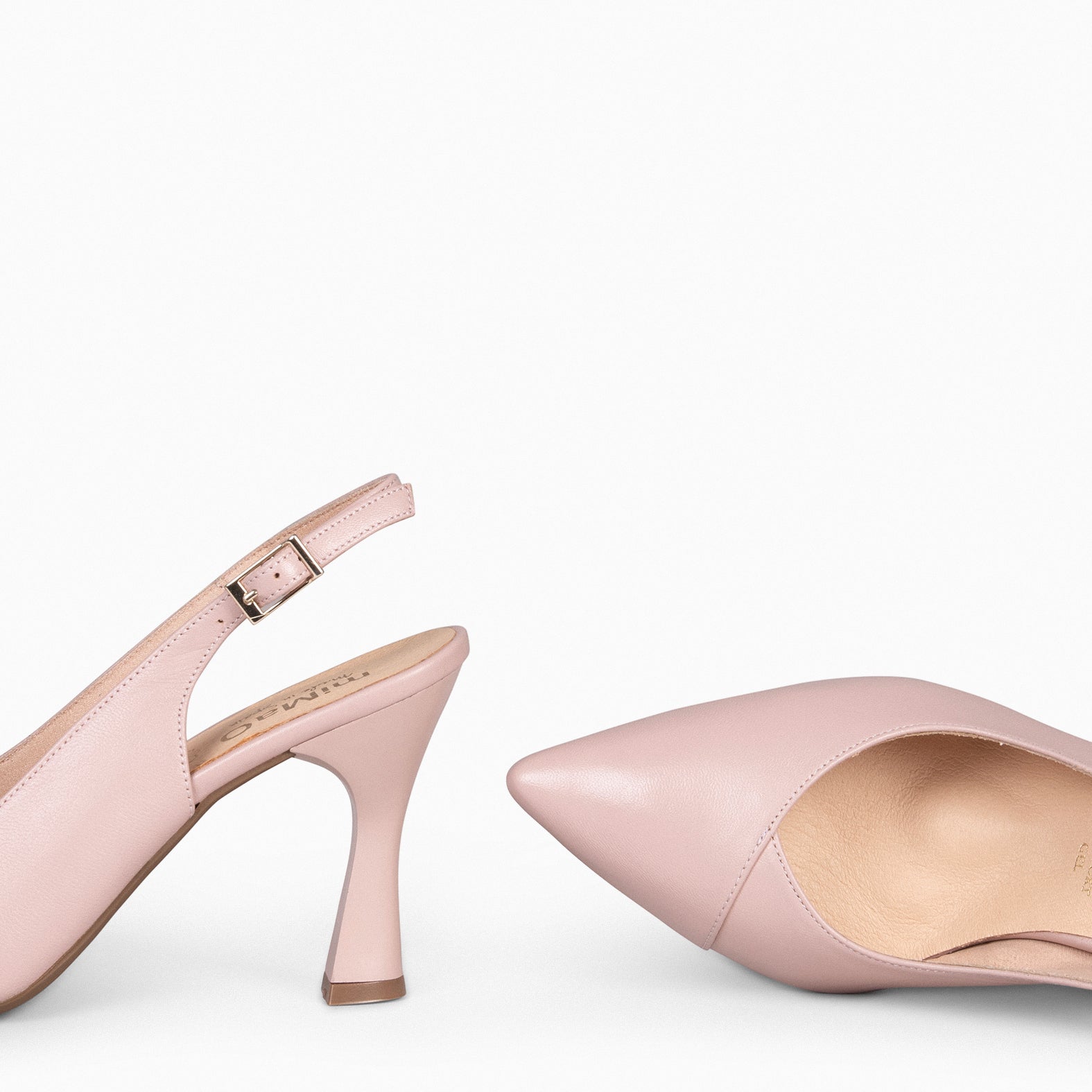 GLAM DESTALONADO – Zapatos de tacón destalonados de napa CHARDON - miMaO ®