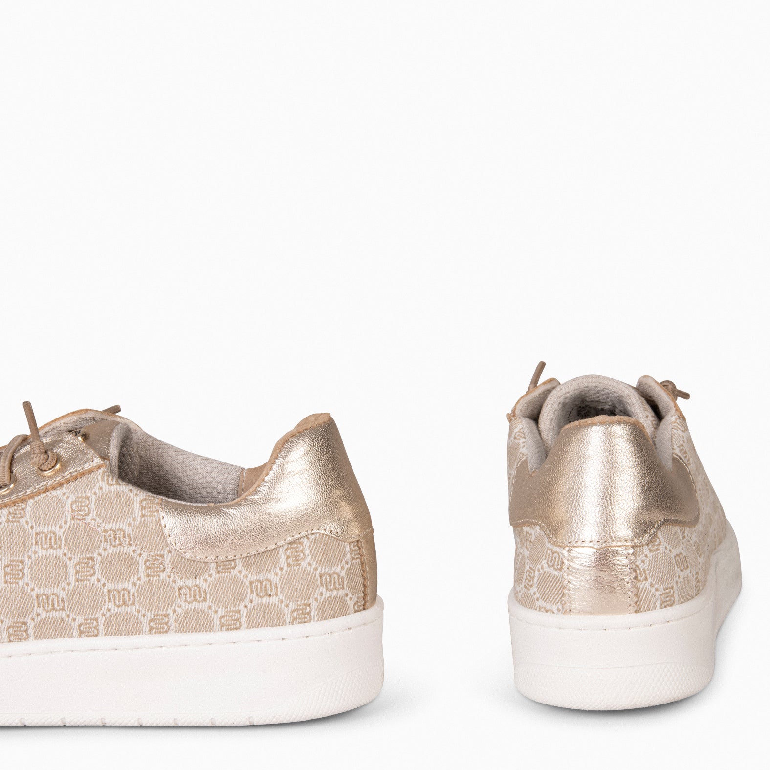 TOULOUSE - Zapatillas cordones elásticos CAMEL ORO - miMaO ®