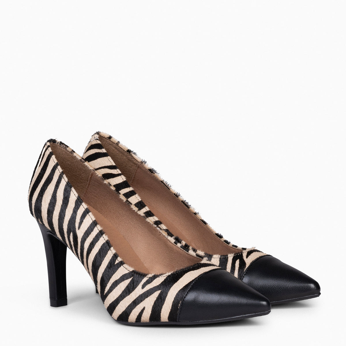 GLAM WILD – ZEBRA Comfortable and elegant heels
