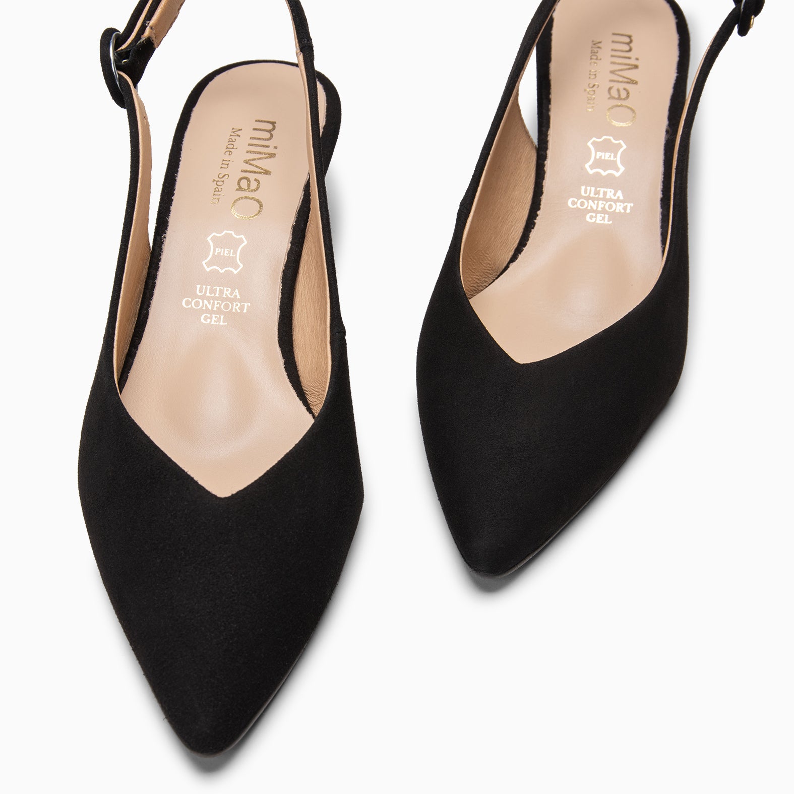 CARMEN – Zapatos de Tacón acampanado NEGRO - miMaO ®