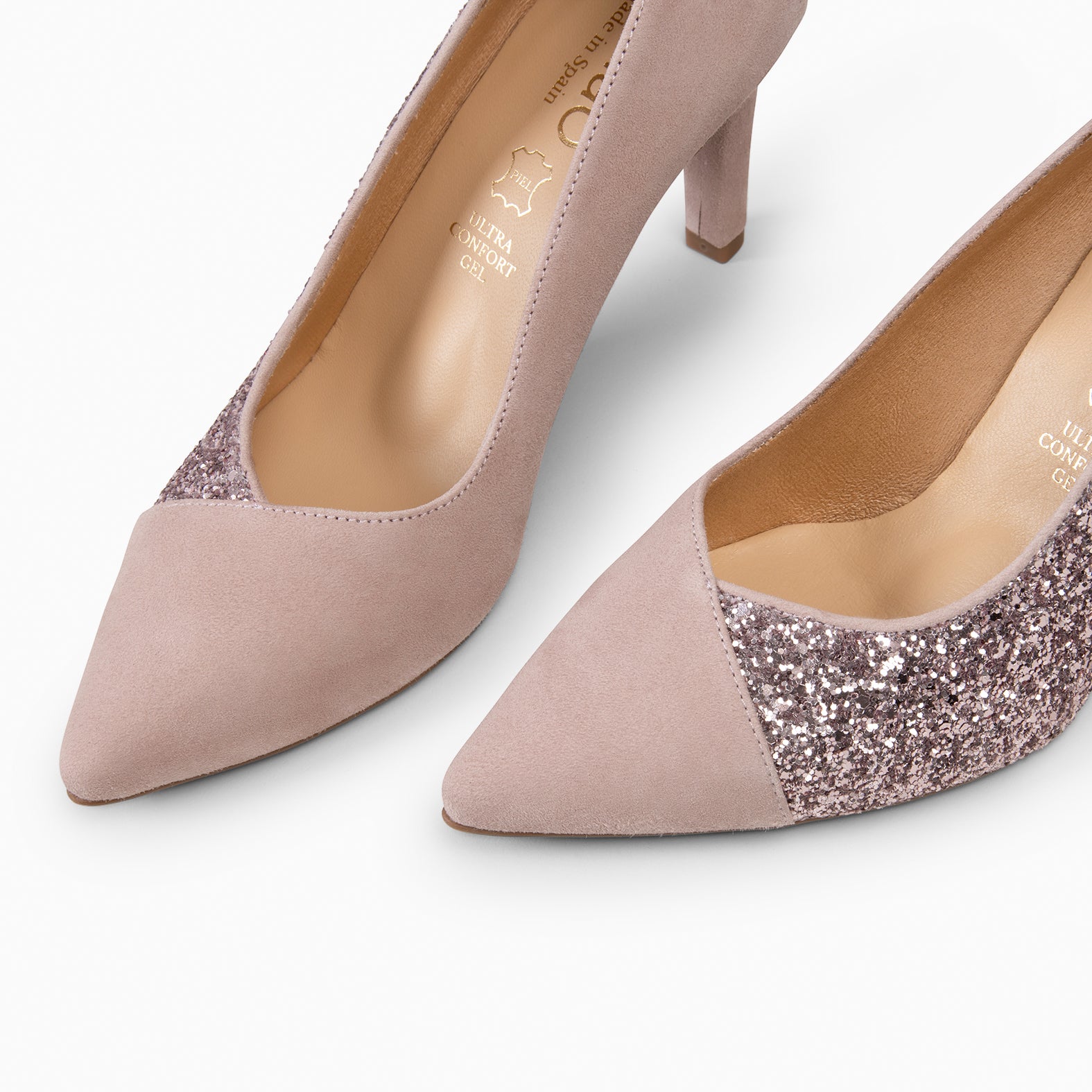 GLAM NIGHT - PINK HIGH HEEL WITH GLITTER