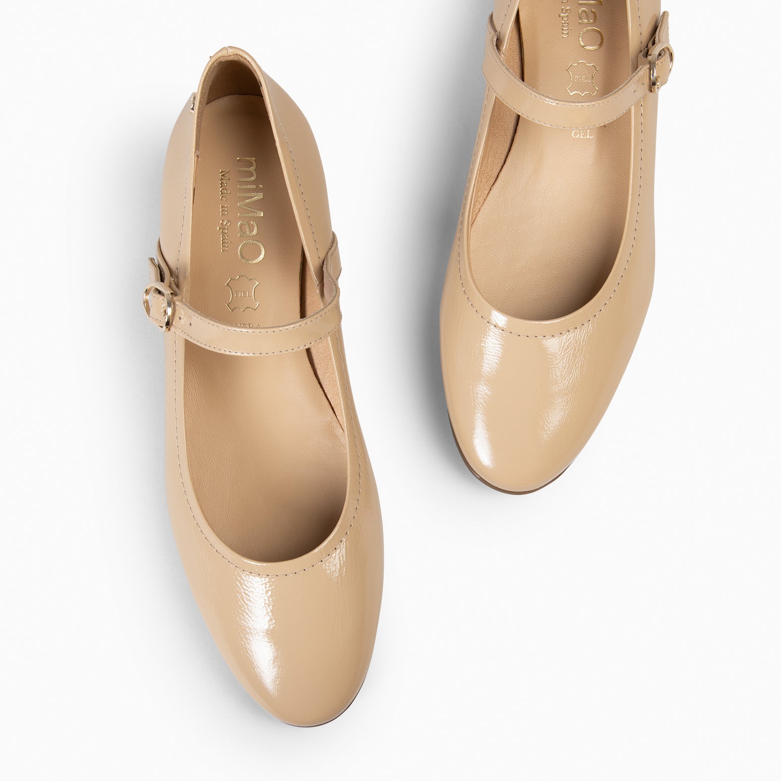 ROSALIE - Merceditas con puntera redonda BEIGE - miMaO ®