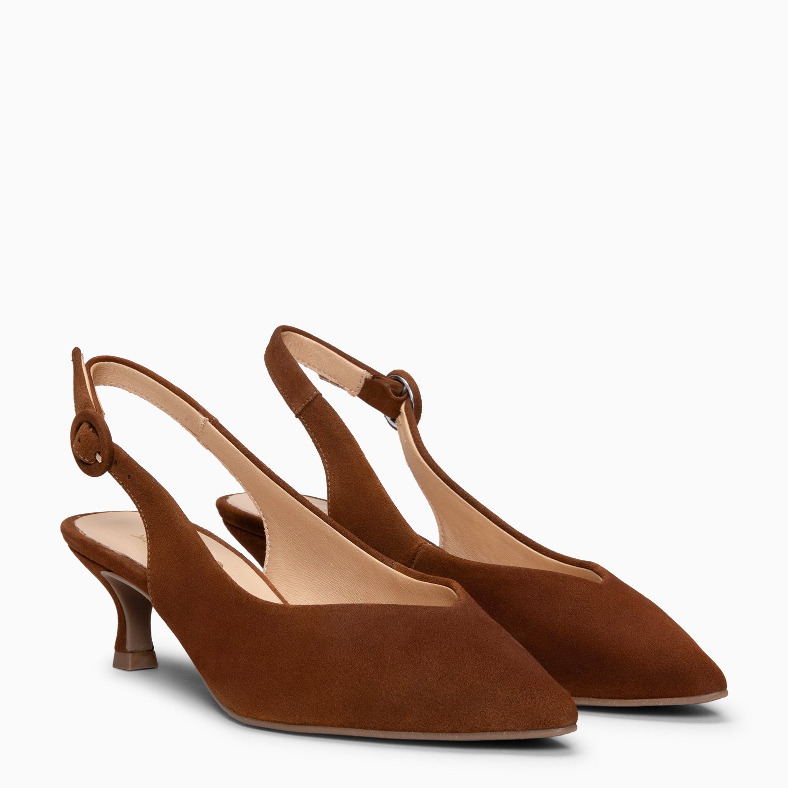 CARMEN – Zapatos de Tacón acampanado MARRON - miMaO ®