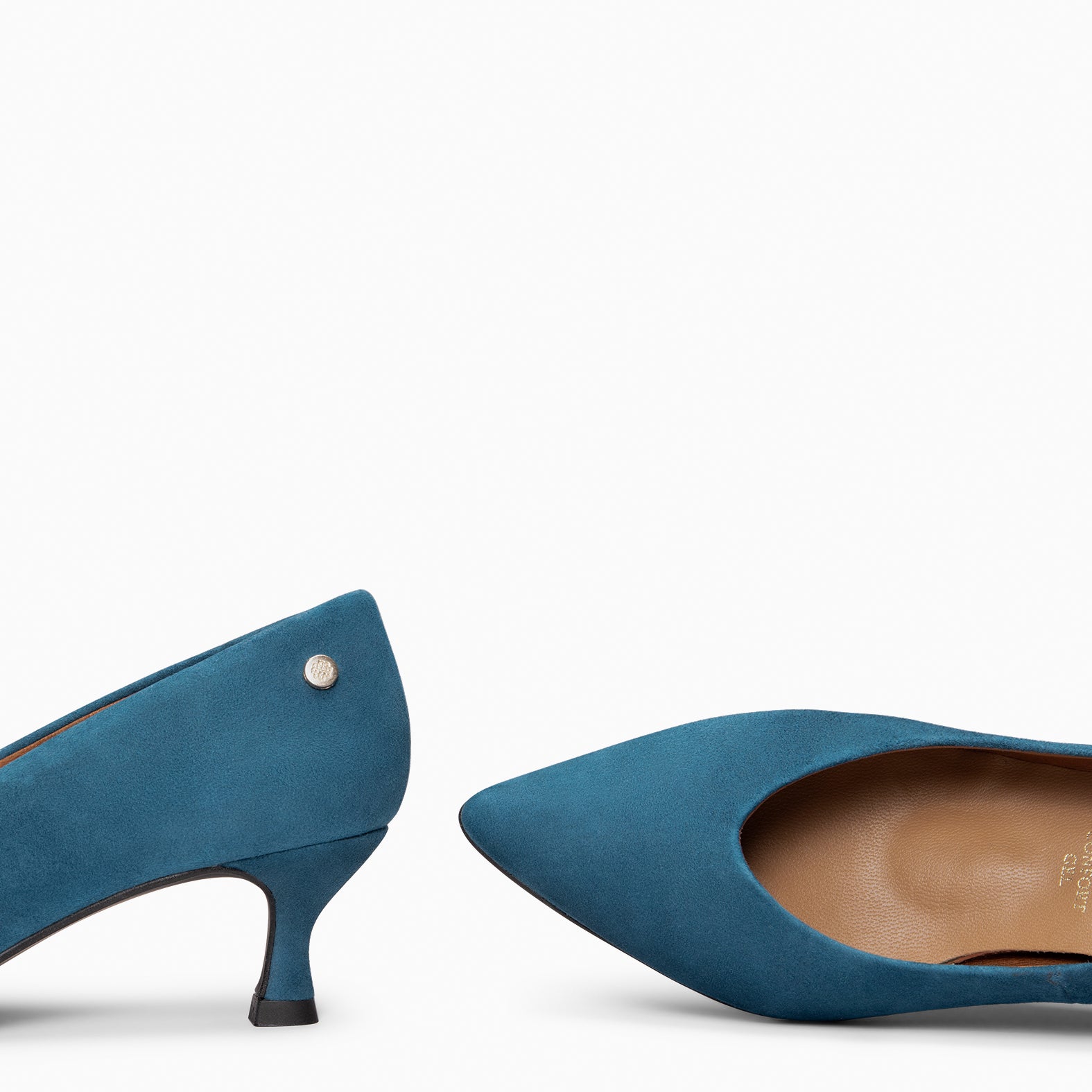 ESTHER - Tacón chupete de mujer AZUL - miMaO ®