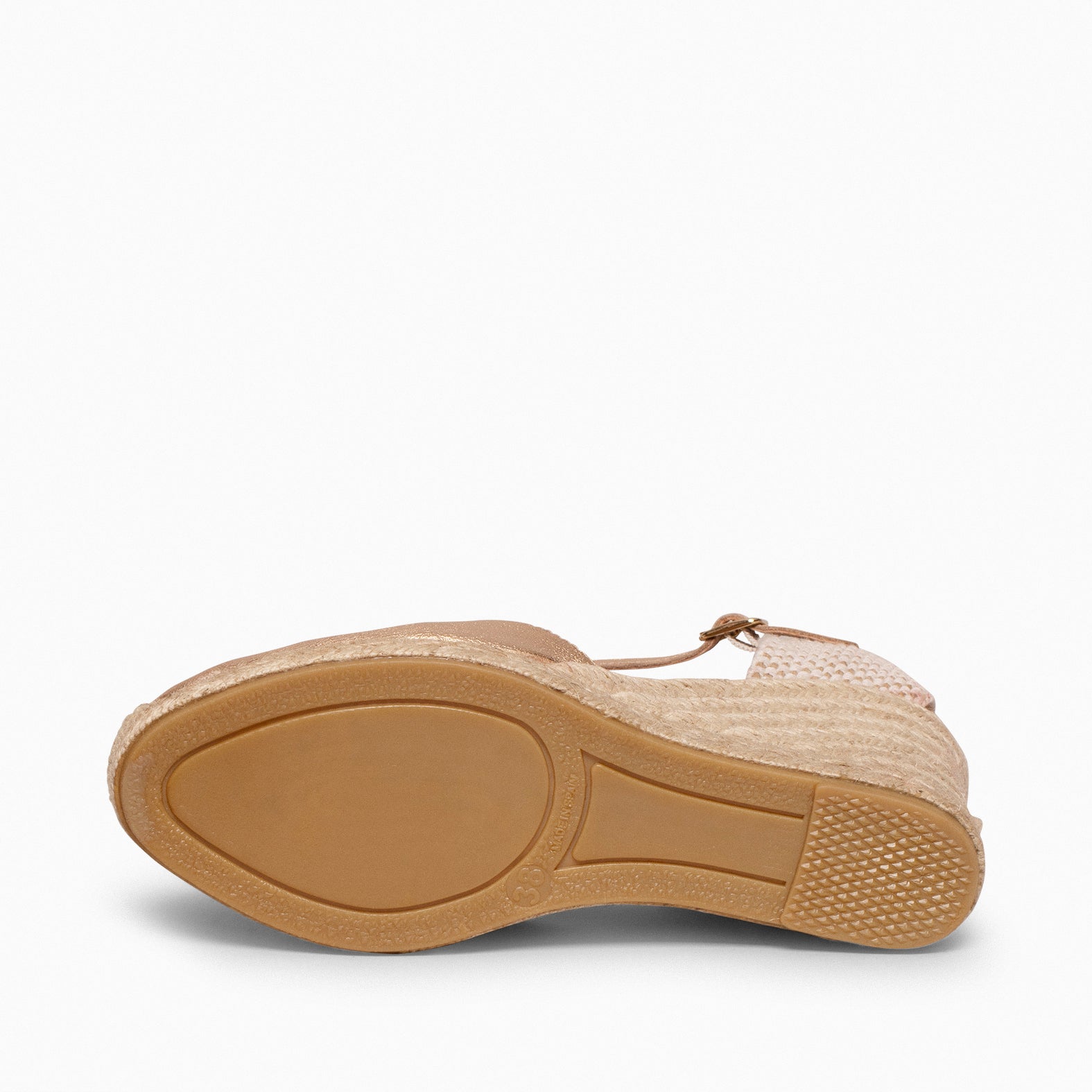 NERJA - Espadrilles à talon haut DORÉ