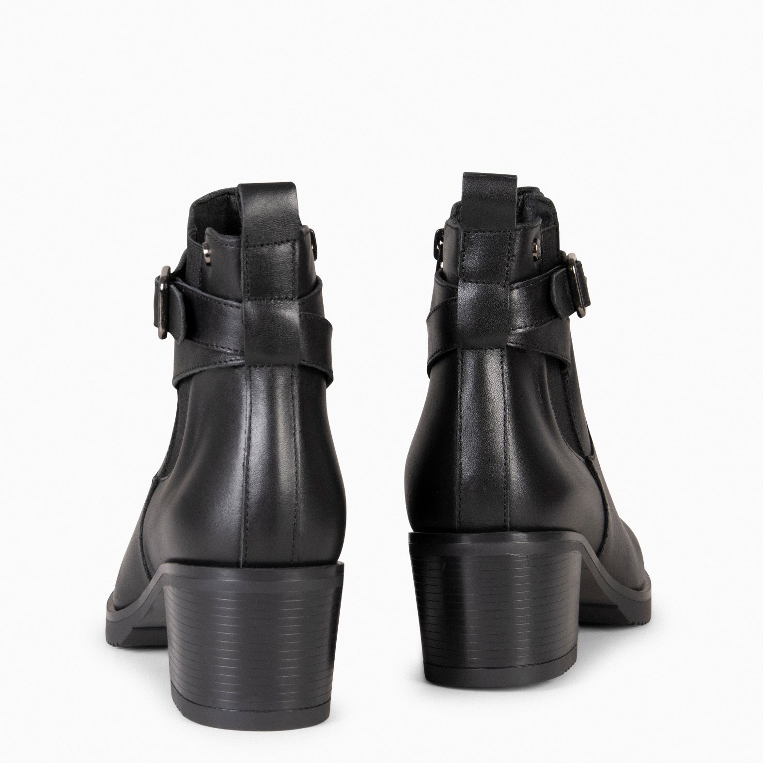 LEMY – Botines de piel en NEGRO - miMaO ®