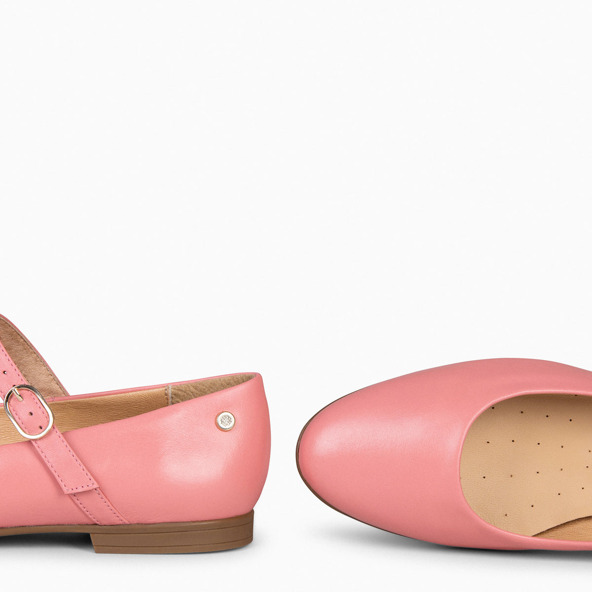 ROSALIE - Merceditas con puntera redonda ROSA