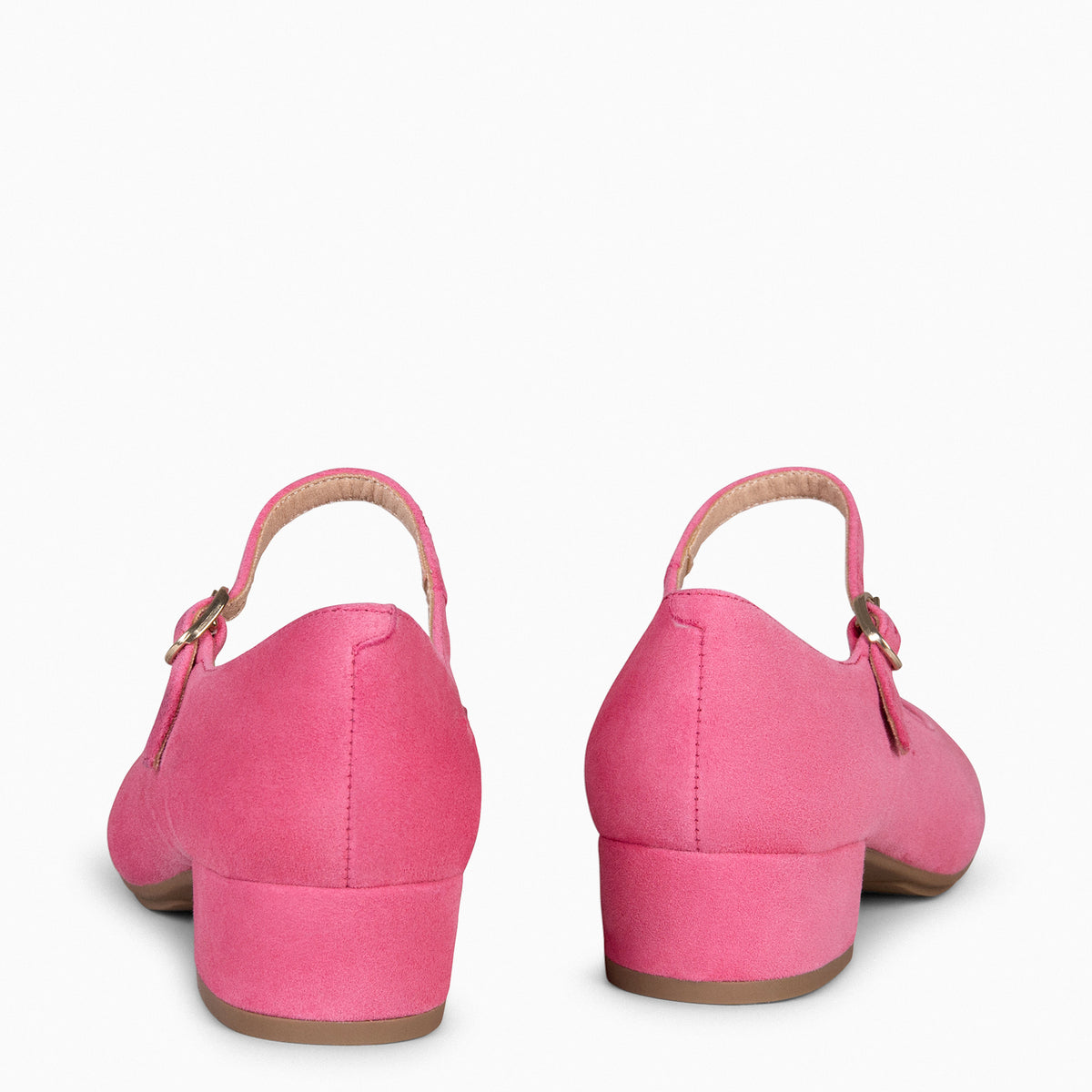 NORA – PINK Mary-Janes with low heel