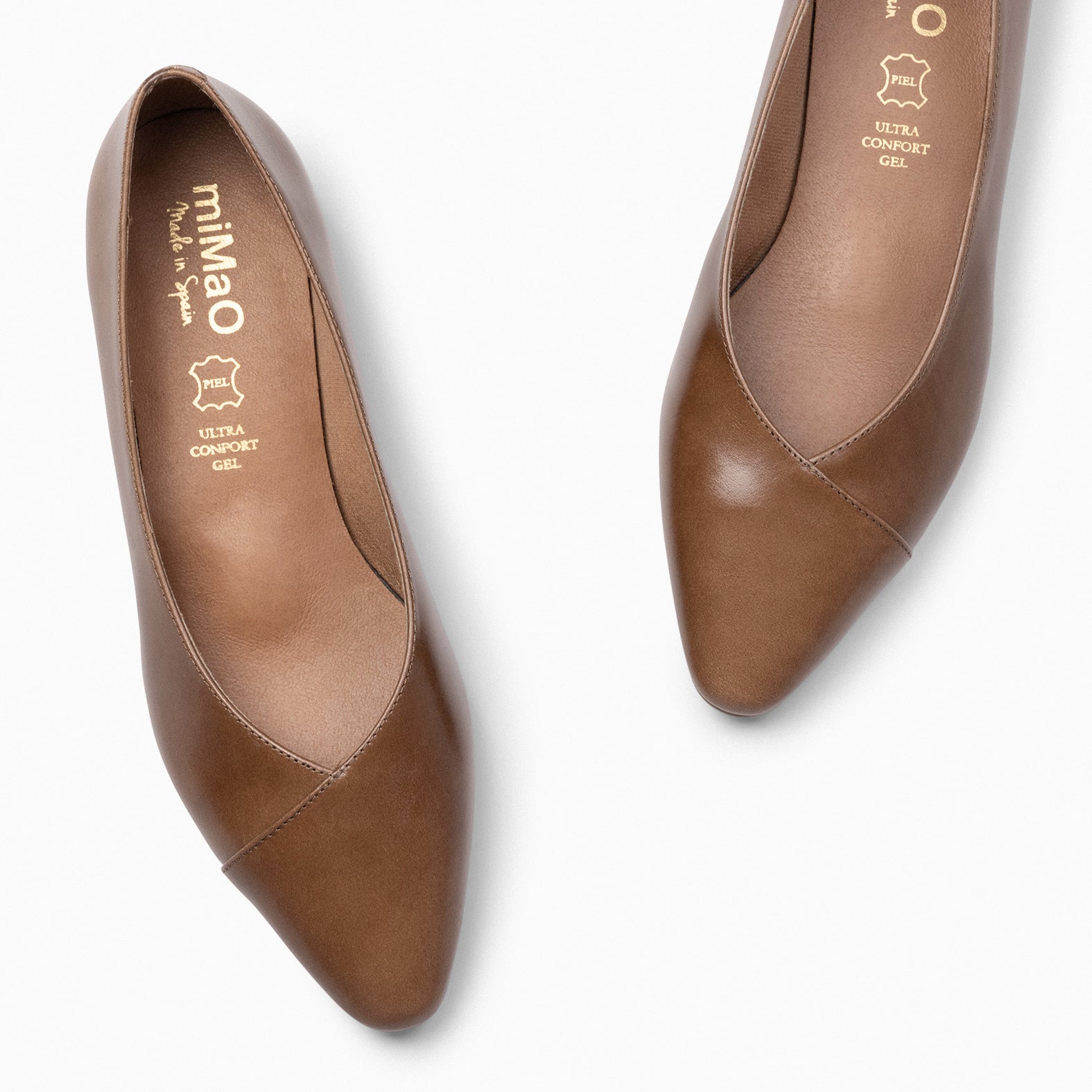 MARIE – Manoletina de punta fina TAUPE - miMaO ®