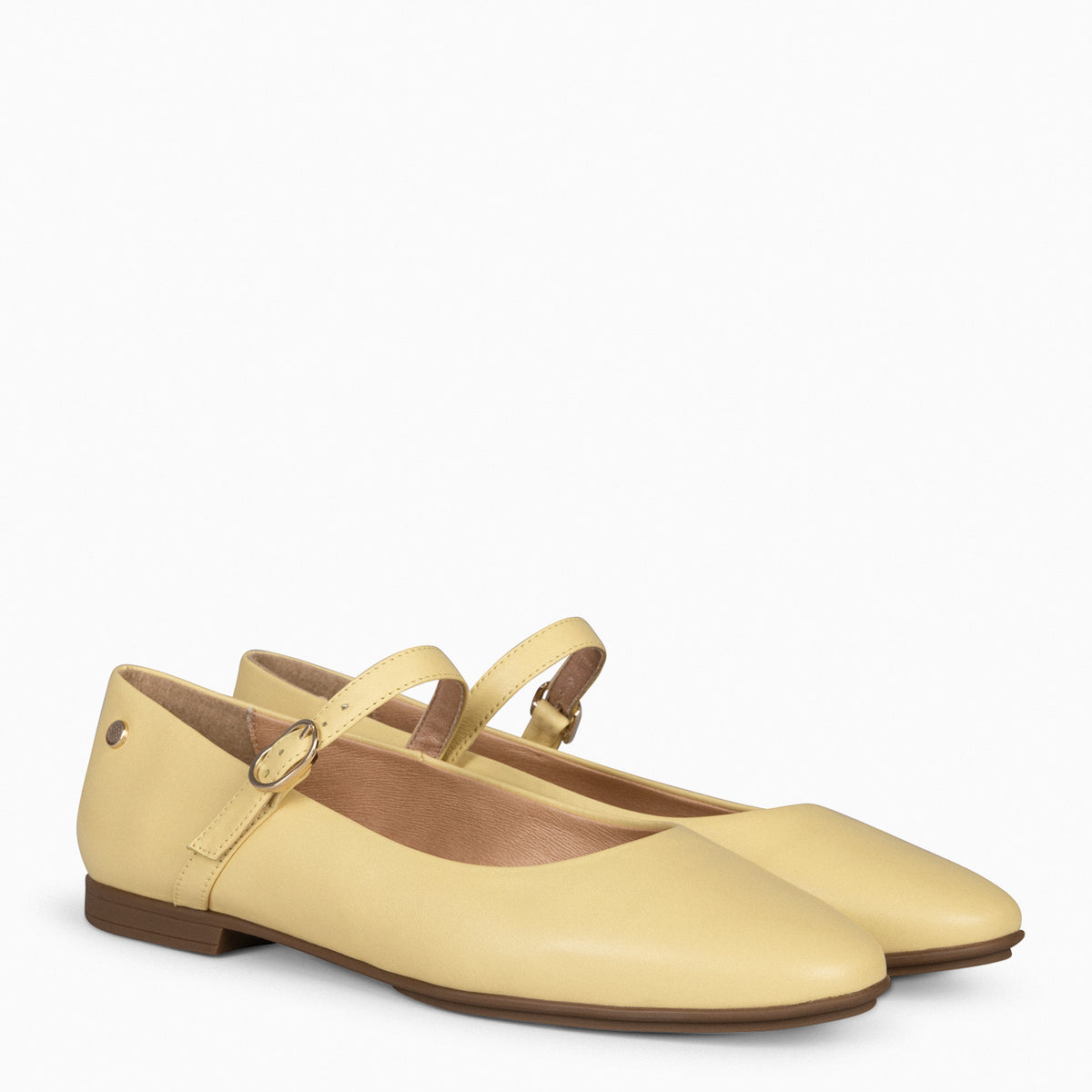 ROSALIE - Merceditas con puntera redonda AMARILLO
