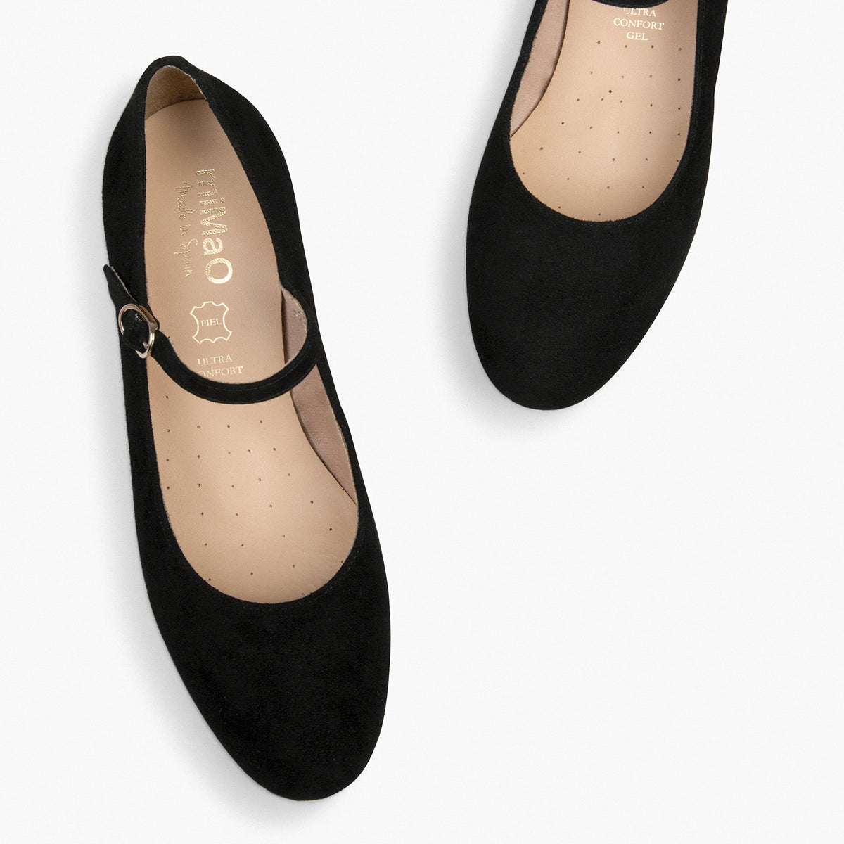 NORA – BLACK Mary-Janes with low heel