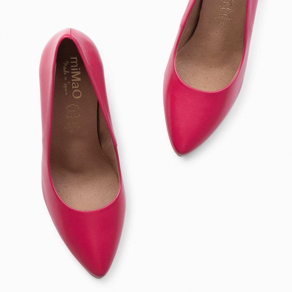 URBAN SALON – Zapatos de tacón alto de napa FUCSIA - miMaO ®