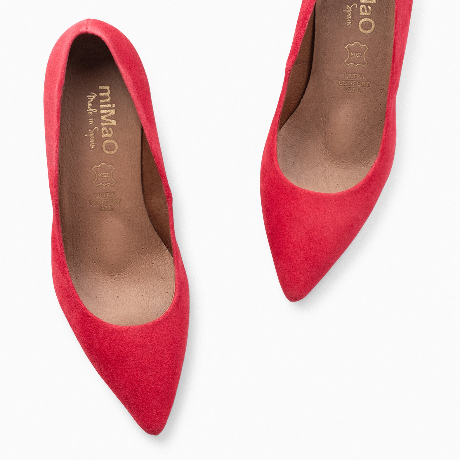 STILETTO - Zapatos de tacón de aguja en ROJO - miMaO ®