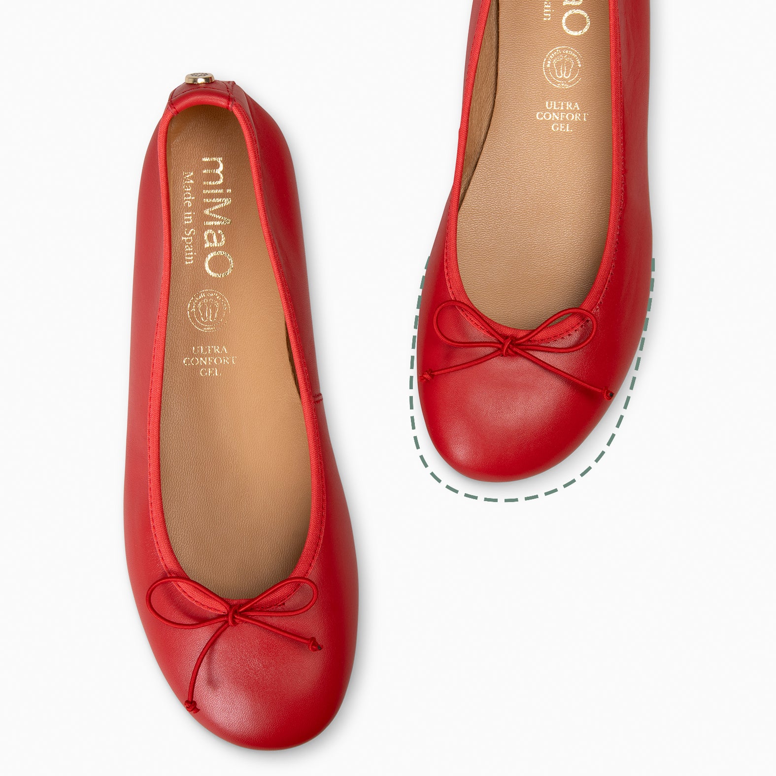CAMPANILLA - BAILARINA BARESOFT ROJO