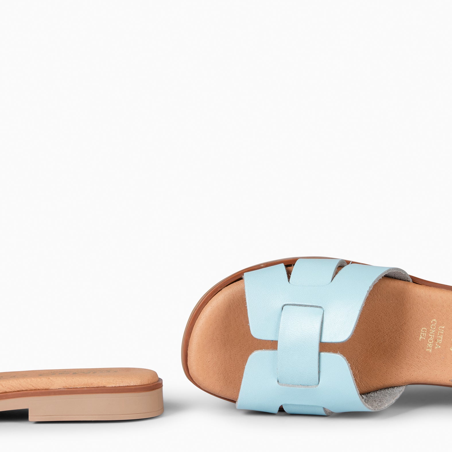 SIWA - Sandalia de piel AZUL - miMaO ®
