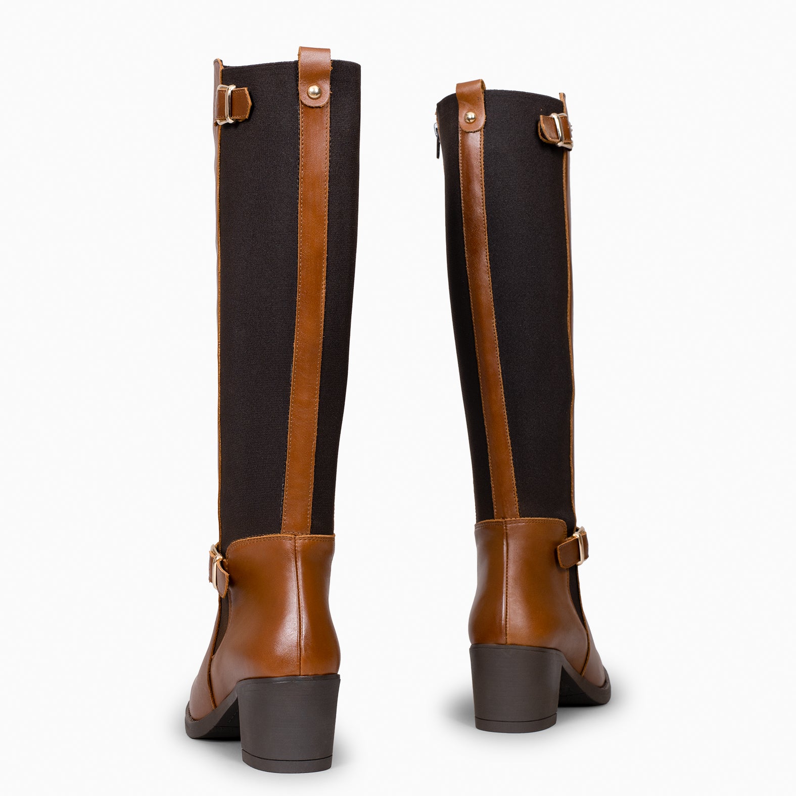 SENA – Botas de Vestir con caña elástica CAMEL