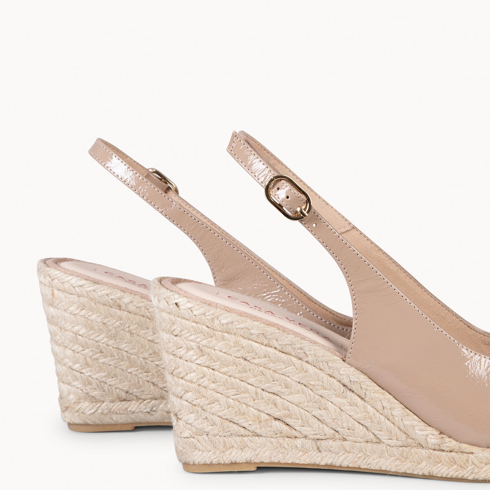 ALBA – Espadrilles à talon slingbacks NUDE