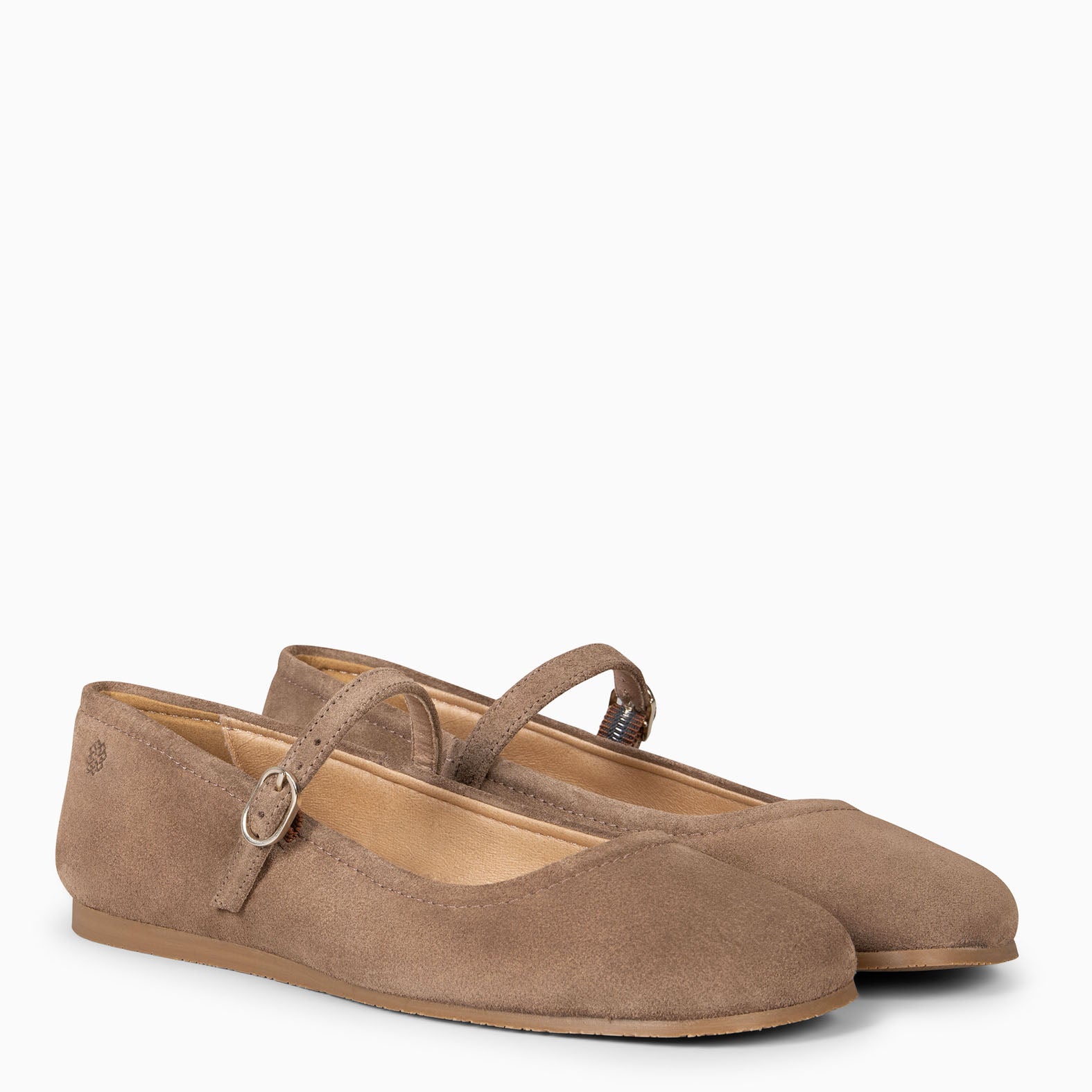 JAZMÍN - MERCEDITA PLANA ESTILO BARESOFT TAUPE - miMaO ®