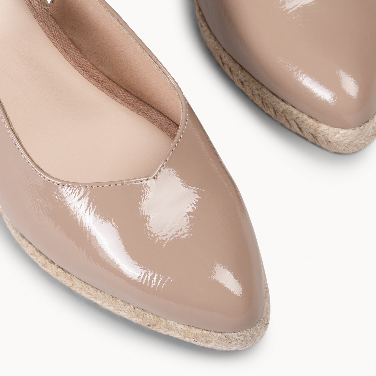ALBA – Espadrilles à talon slingbacks NUDE