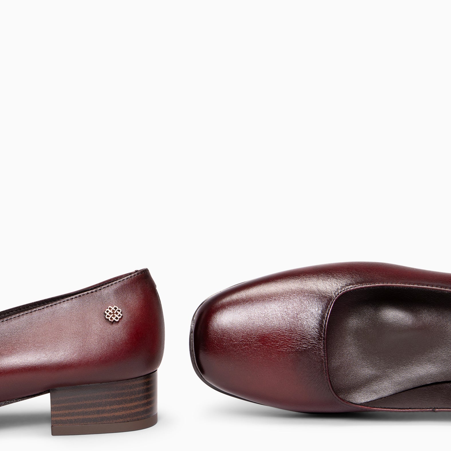 URBAN WIN - Zapato de punta cuadrada BURDEOS - miMaO ®