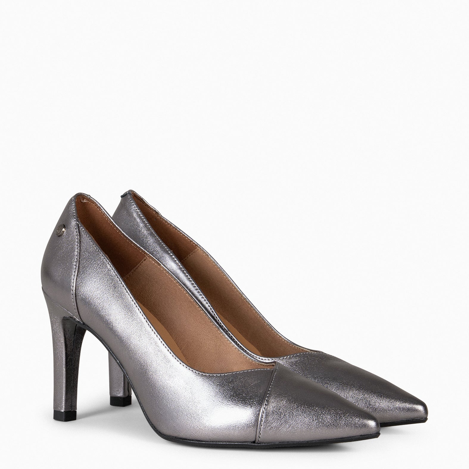 GLAM - Zapatos elegantes de tacón alto PLATA - miMaO ®