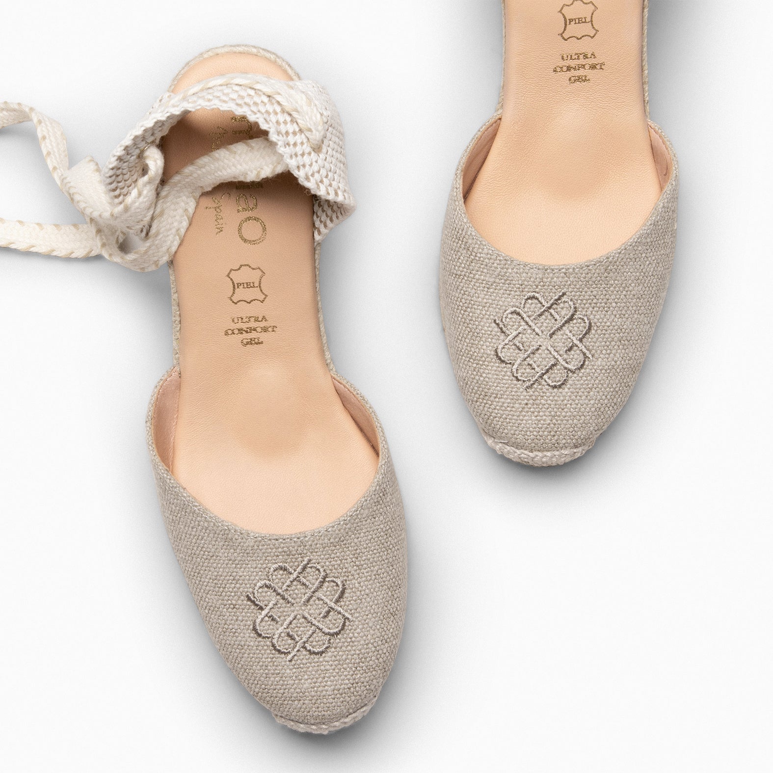 GATA - TAUPE WEDGE ESPADRILLE