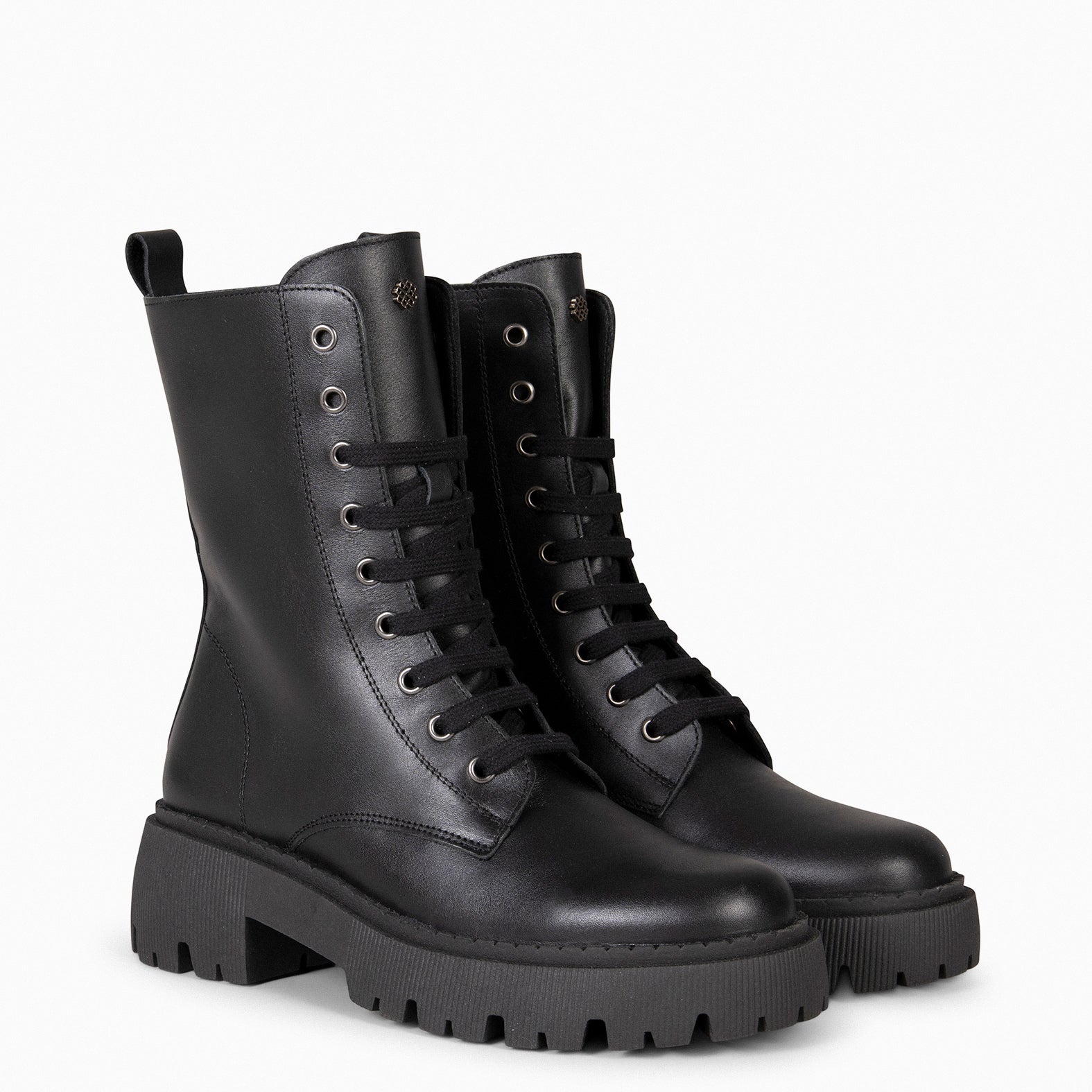 HALEN - Botas militares plataforma track NEGRO - miMaO ®